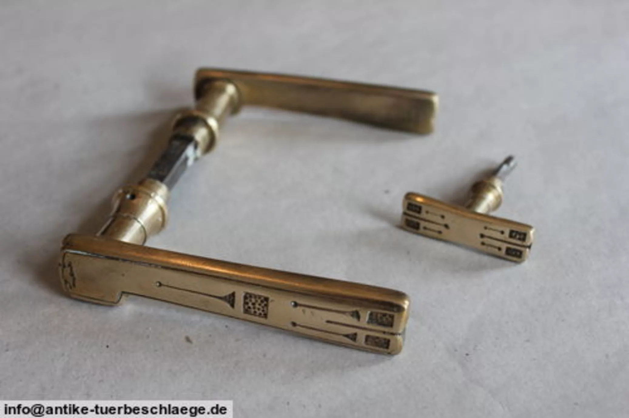 Jugendstil Türbeschlag original antik – Ansicht 5
