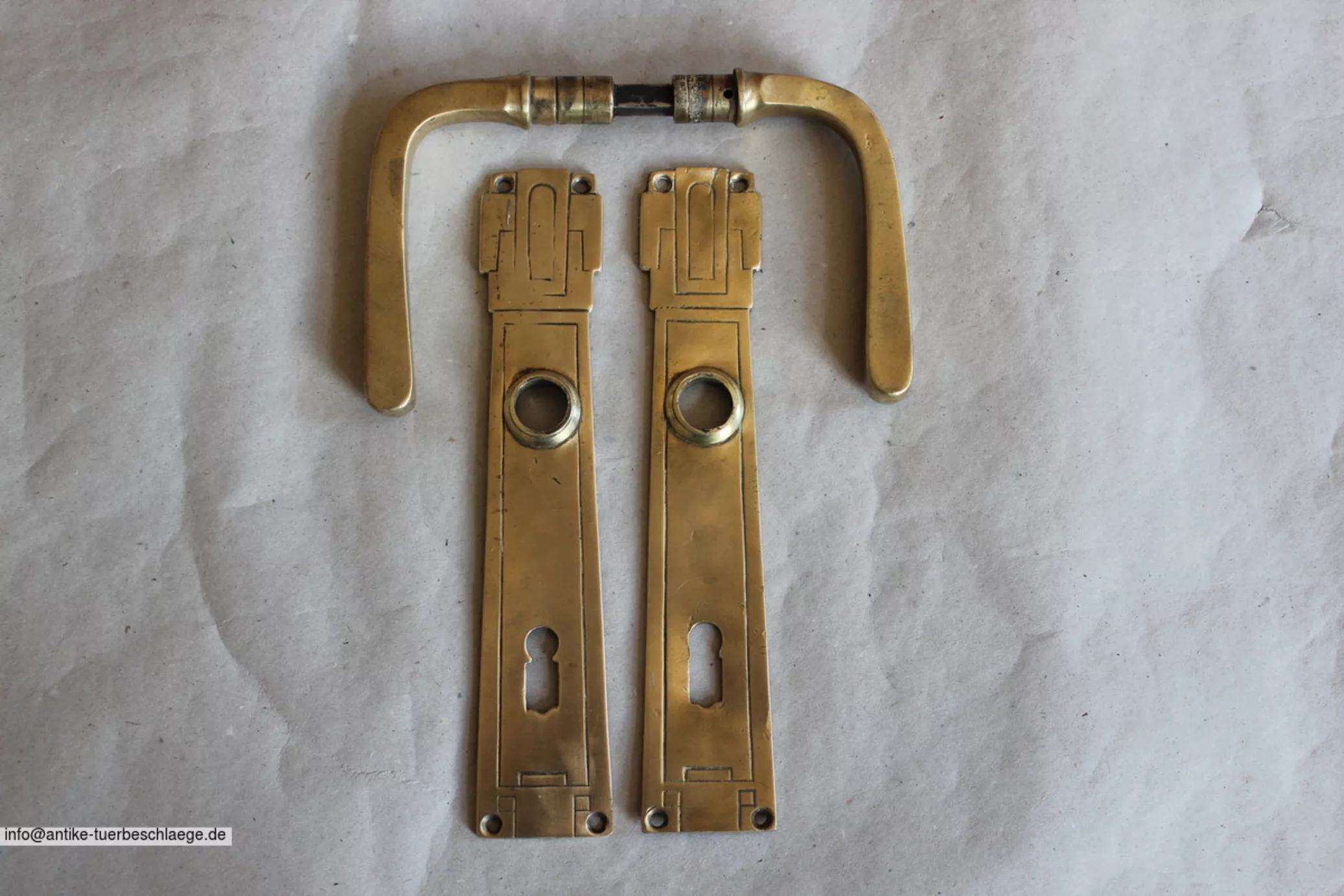 Jugendstil Türbeschlag original antik – Ansicht 1