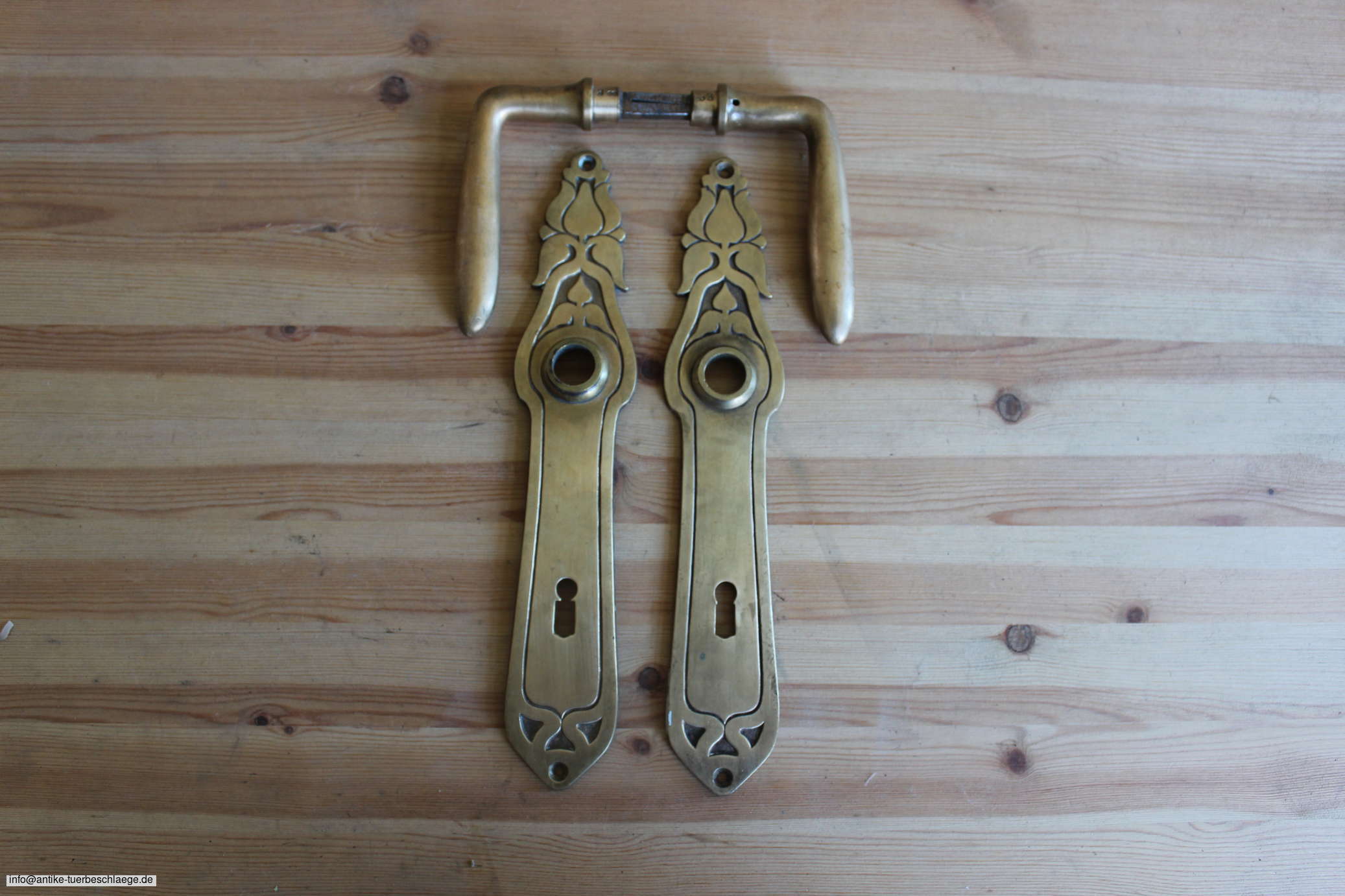 Antiker Türgriff  Jugendstil  (~1920) – Ansicht 1