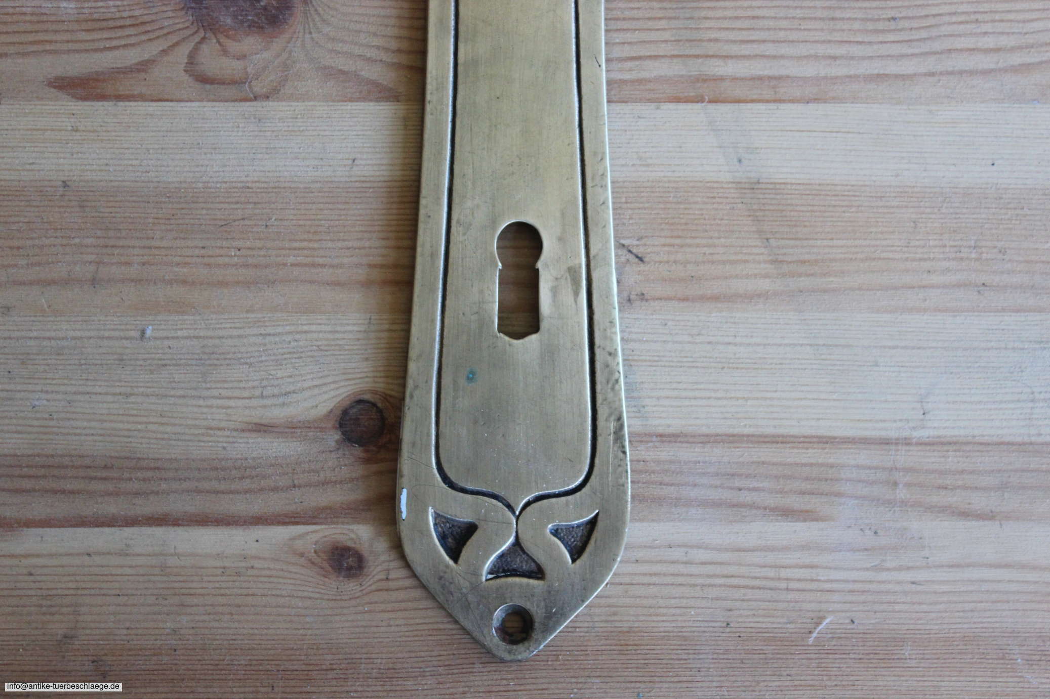 Antiker Türgriff  Jugendstil  (~1920) – Ansicht 3