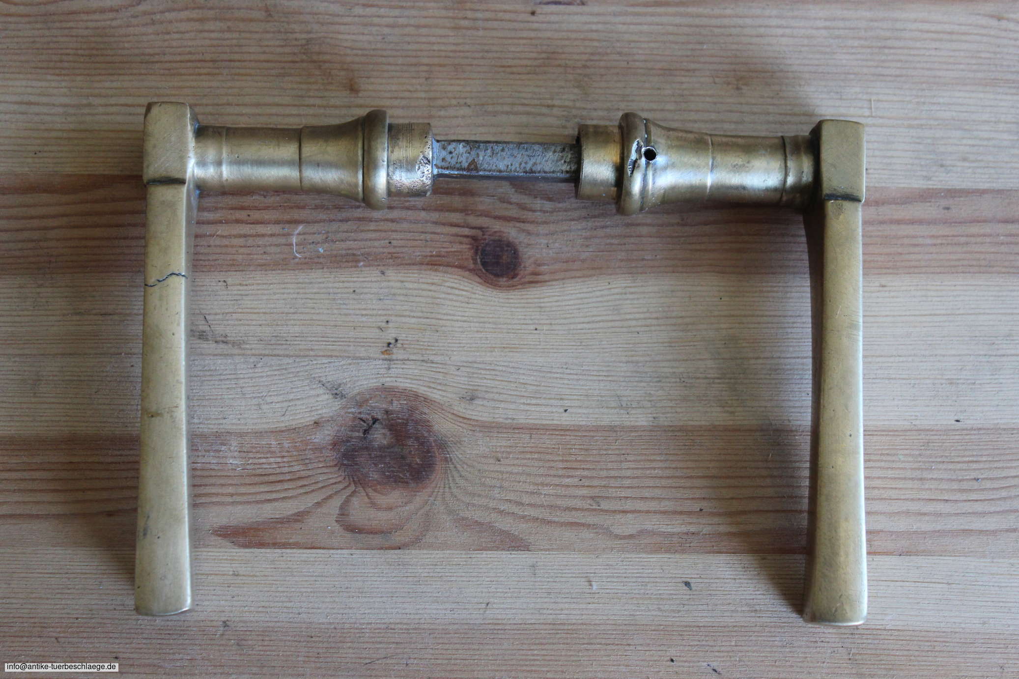 Historische Drückergarnituren , historische Türklinke geometrischer Jugendstil  (~1920) – Ansicht 4