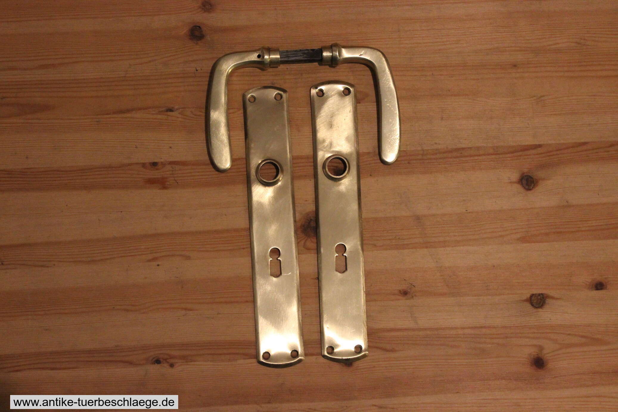 Antike Jugendstil Türklinke (schlicht) – Ansicht 1