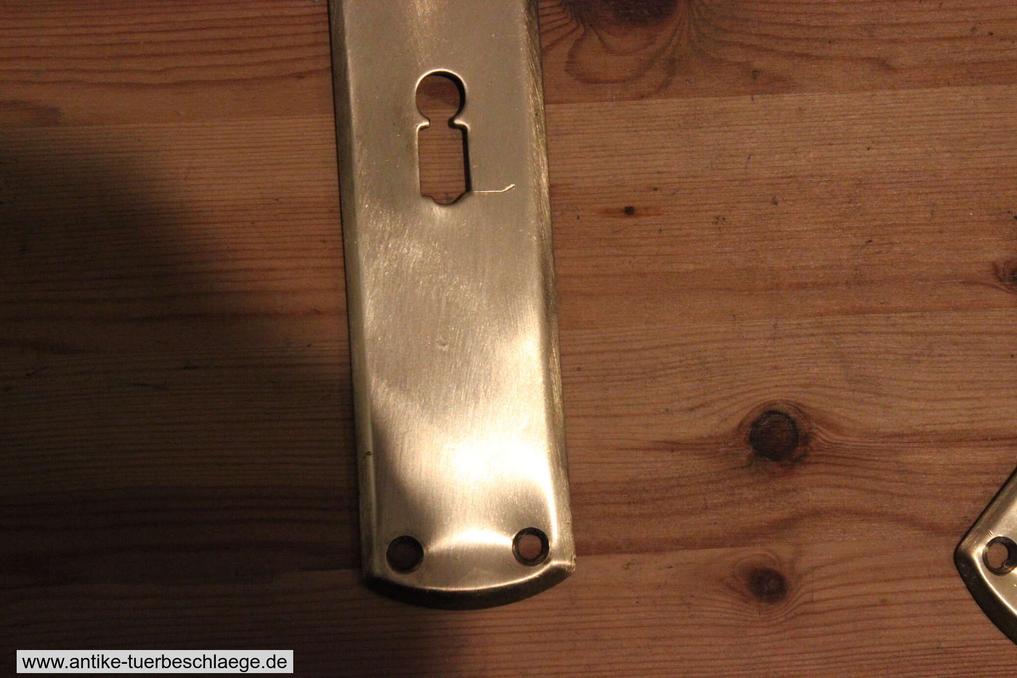Antike Jugendstil Türklinke (schlicht) – Ansicht 3
