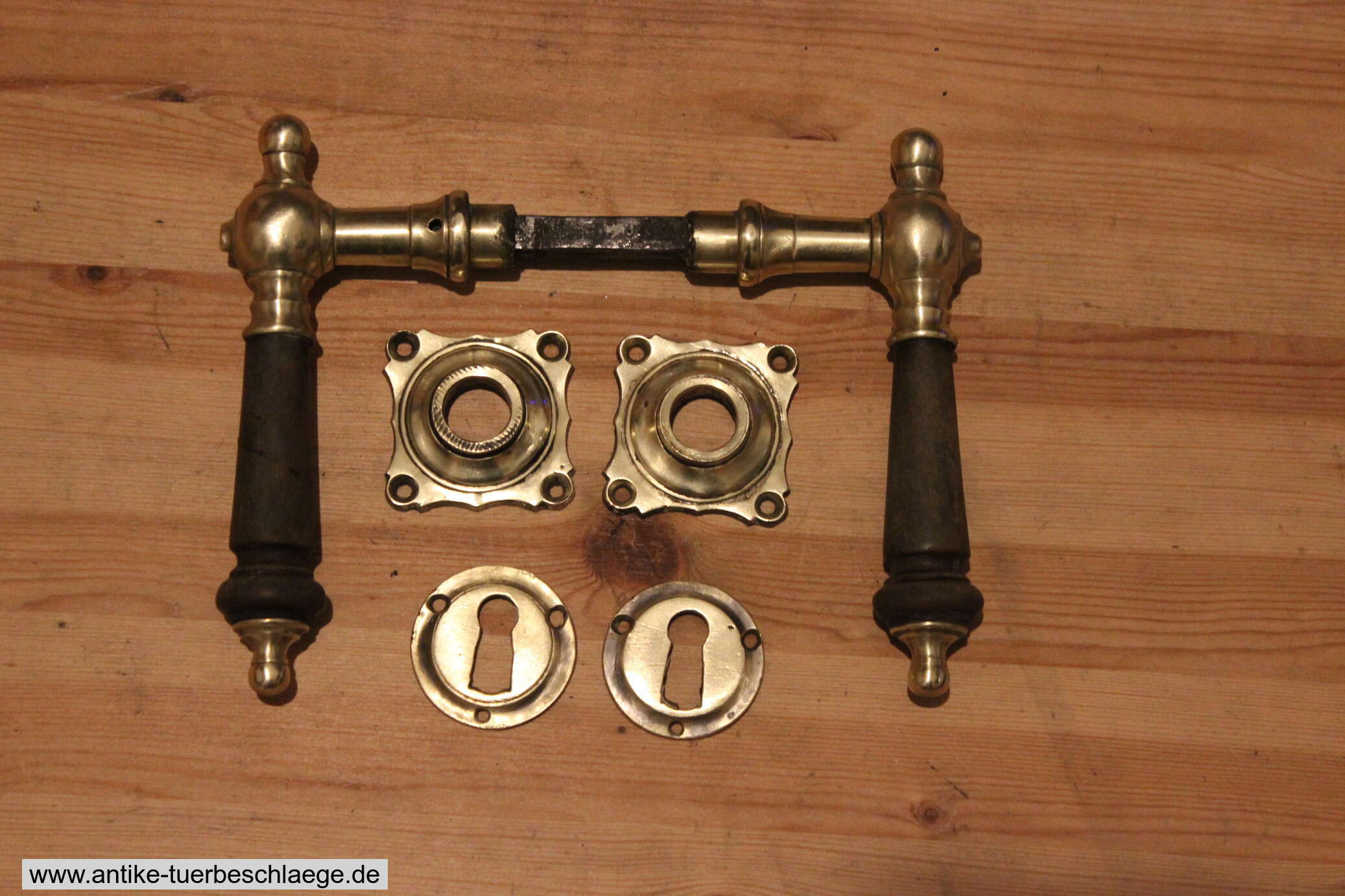 Antike Jugendstil Türklinke Rosetten – Ansicht 1