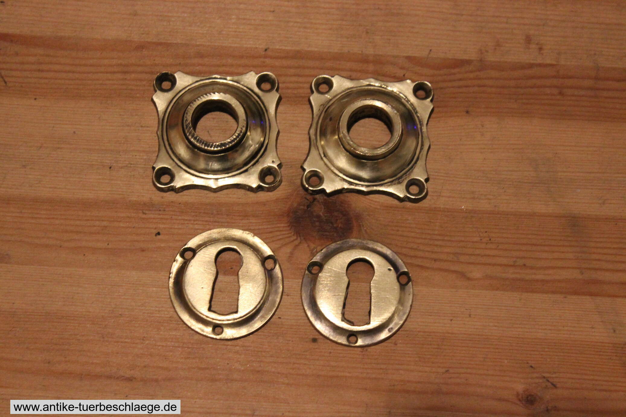 Antike Jugendstil Türklinke Rosetten – Ansicht 2