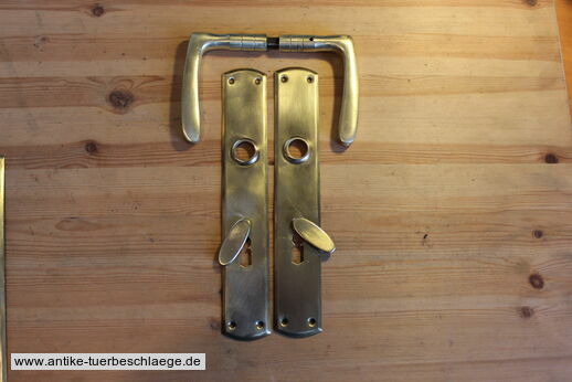 Türdrückergarnitur Jugendstil schlicht