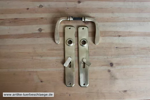 Antike Türklinke Jugendstil - Messing 1