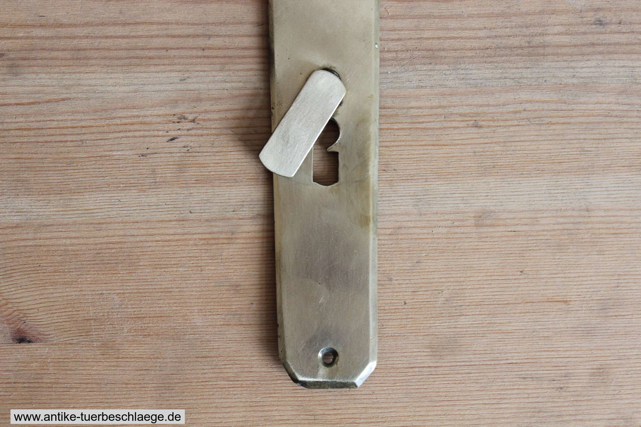 Antike Türklinke Jugendstil - Messing 1 – Ansicht 3