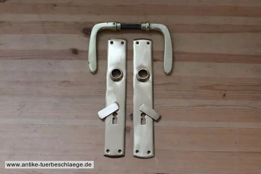 Antike Türklinke Jugendstil - Schlicht Messing 9