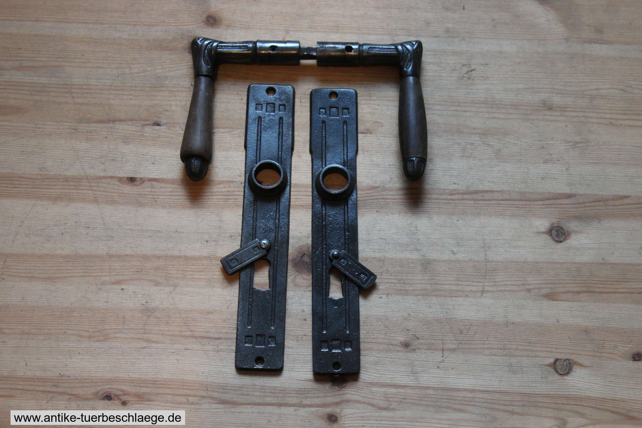 Historische Jugendstil Drückergarnitur ca. 1920 (Berlin) – Ansicht 1