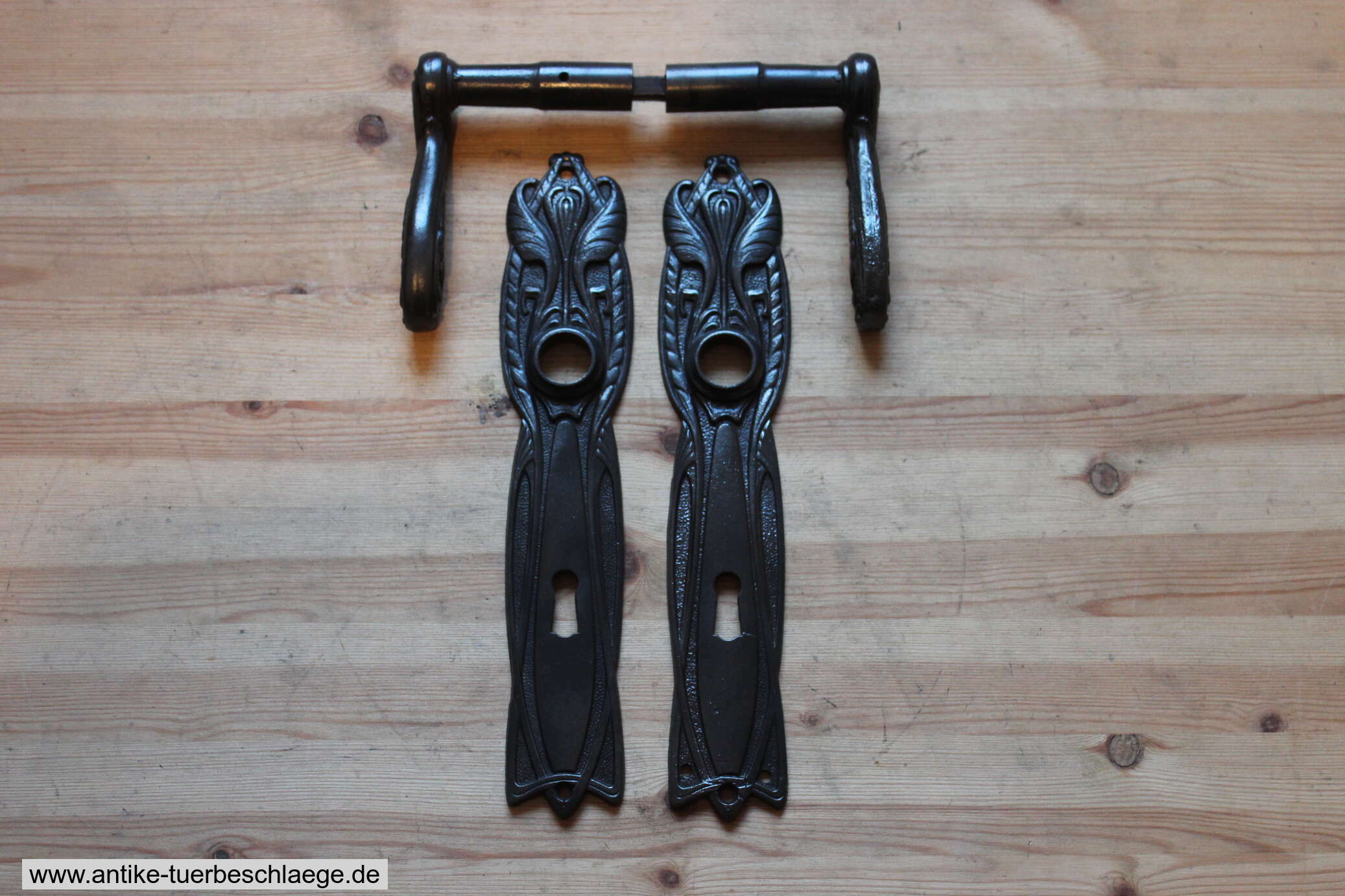 Historische Jugendstil Drückergarnitur ca. 1910 – Ansicht 1