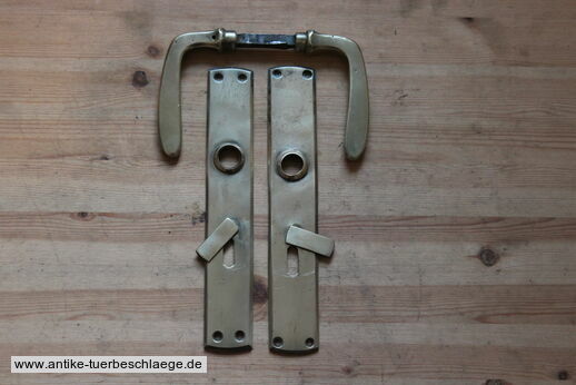 Antike Jugendstil Türdrückergarnitur ca. 1930