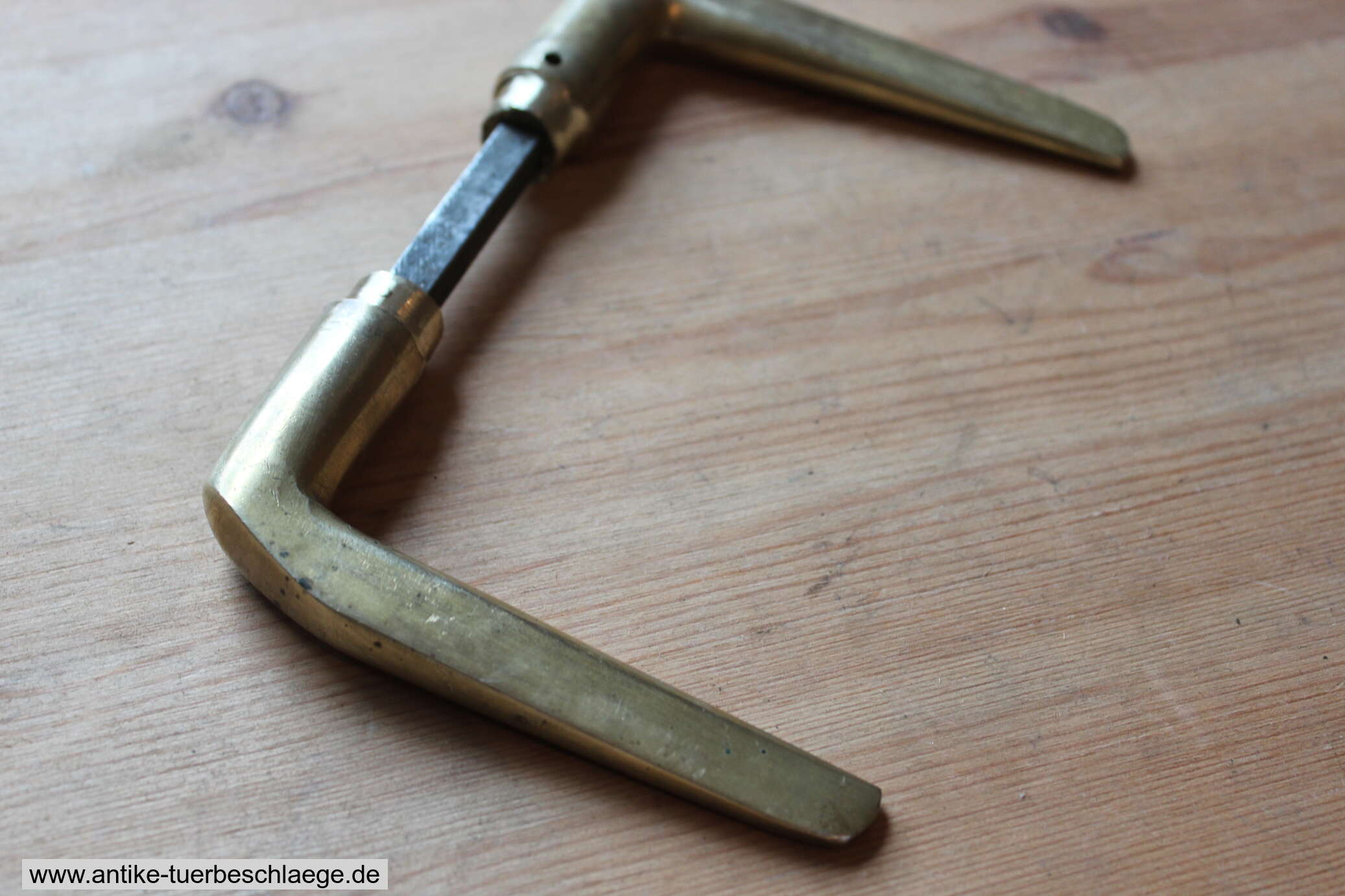 Antike Jugendstil Türdrückergarnitur ca. 1920 – Ansicht 5