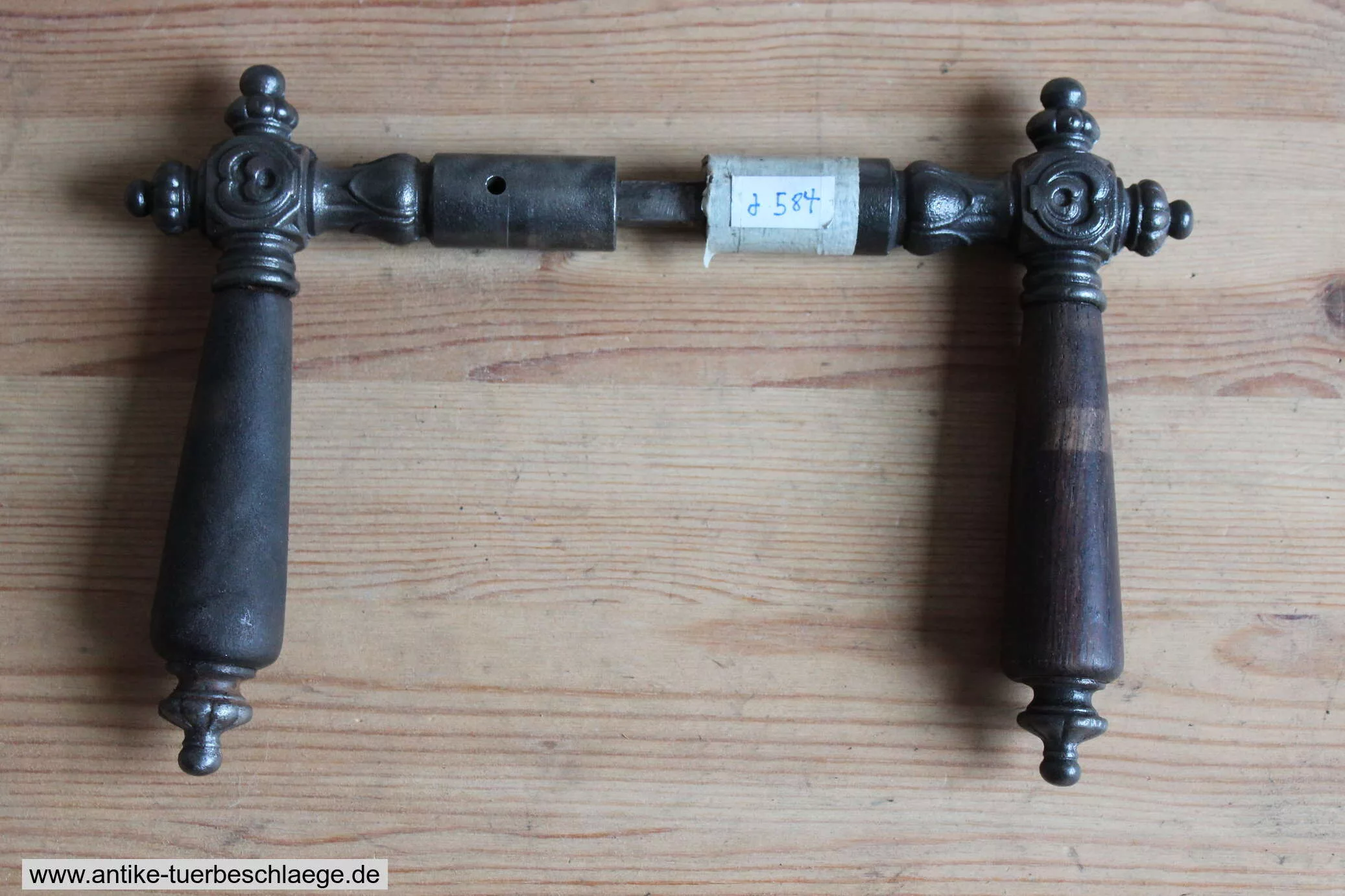 Antike Jugendstil Türdrückergarnitur ca. 1920 #1 – Ansicht 4