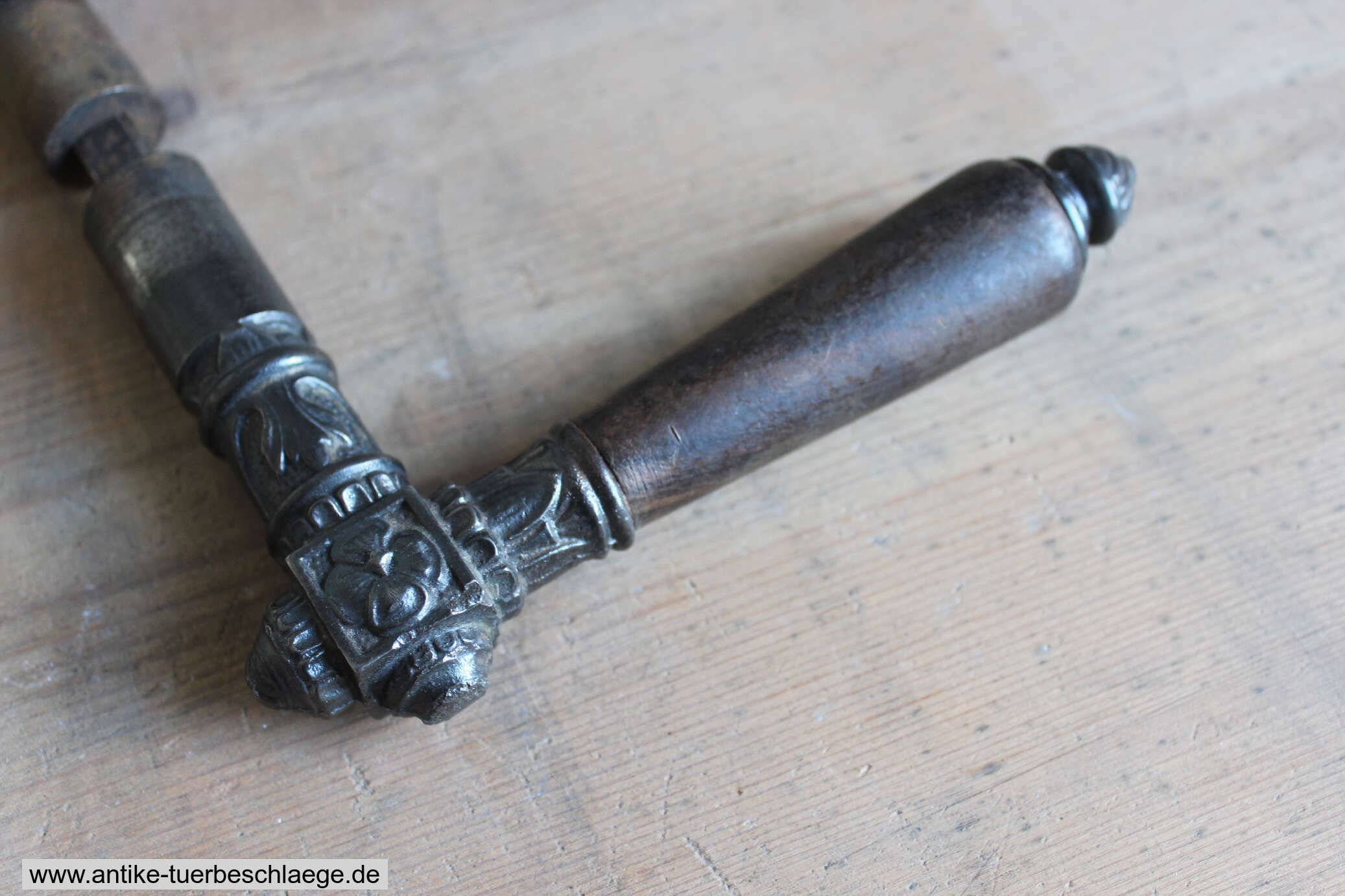 Antike Jugendstil Türklinke (~1920) – Ansicht 5