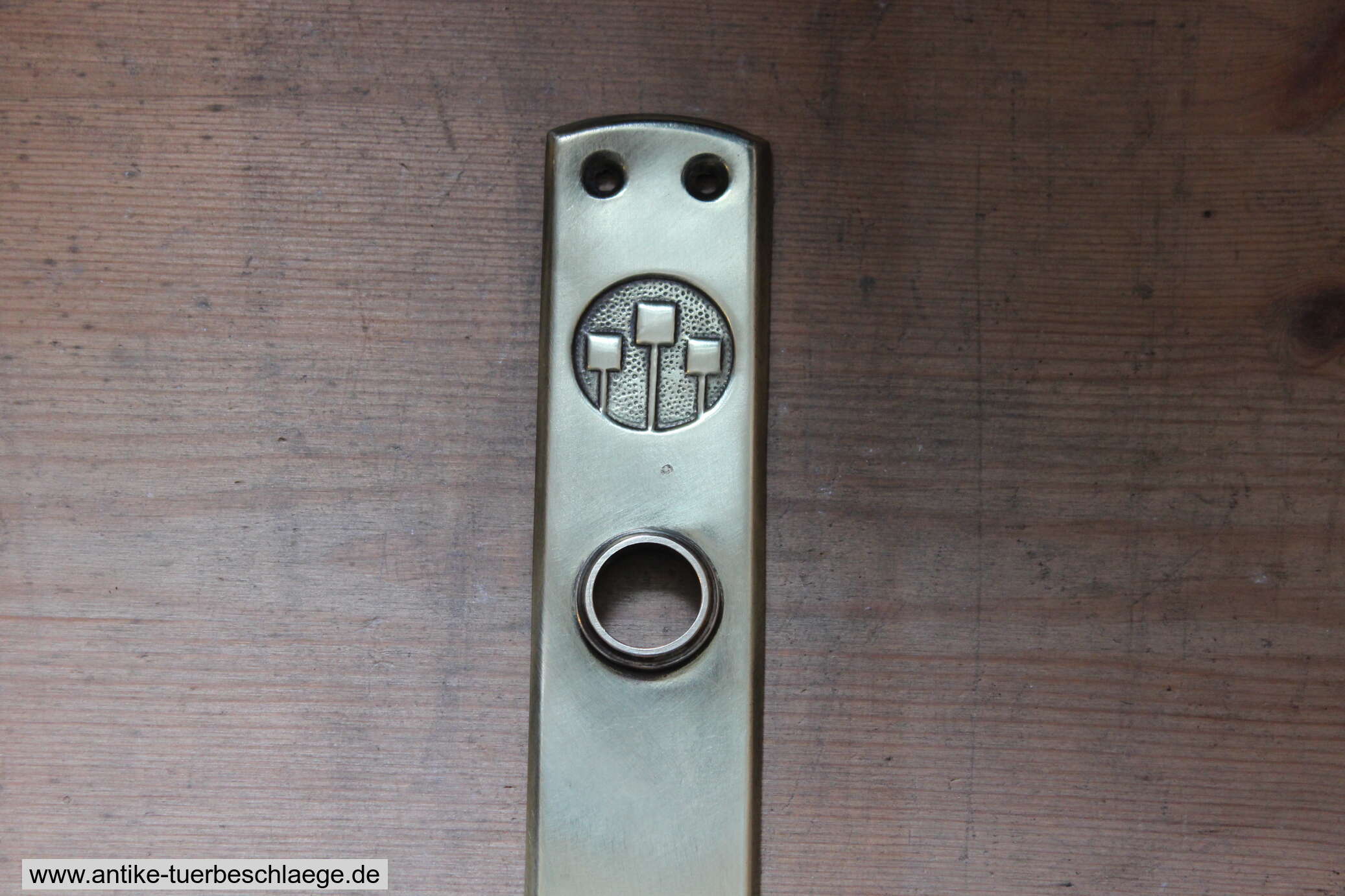 Traumhafte antike Jugendstil Türklinke (~1915) 3 – Ansicht 2