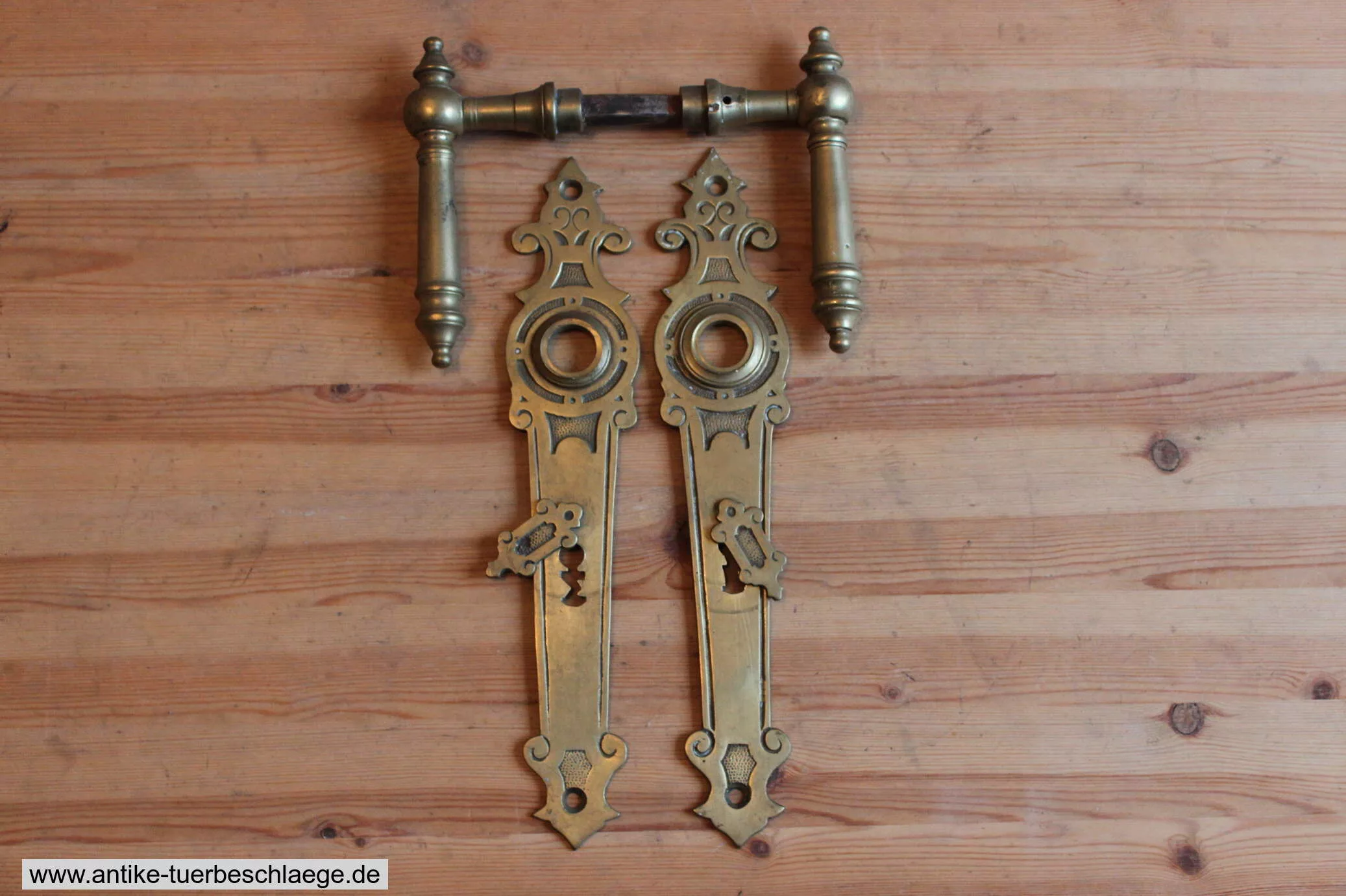 Drückergarnitur schlichter Jugendstil um 1925 #1 – Ansicht 1