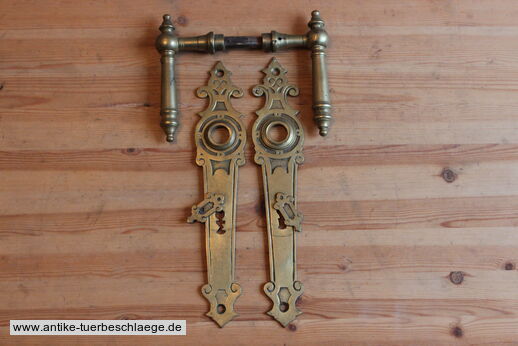 Drückergarnitur schlichter Jugendstil um 1925 #1