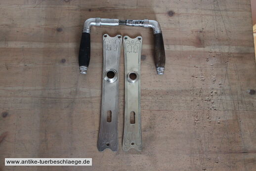 Drückergarnitur schlichter Jugendstil um 1925 #3