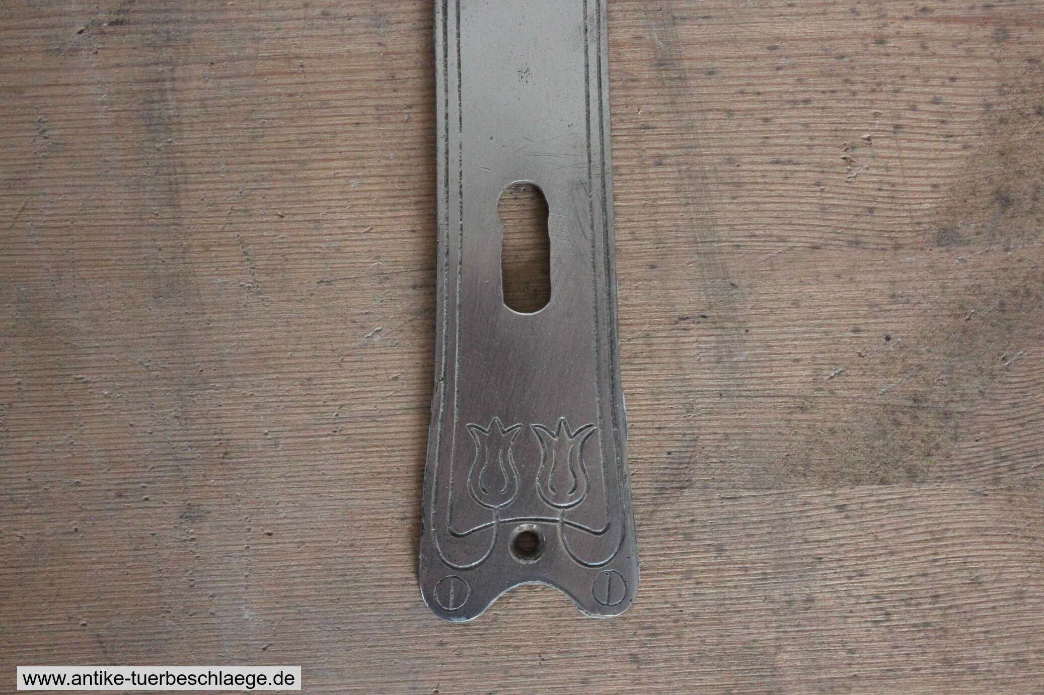 Drückergarnitur schlichter Jugendstil um 1925 #3 – Ansicht 3