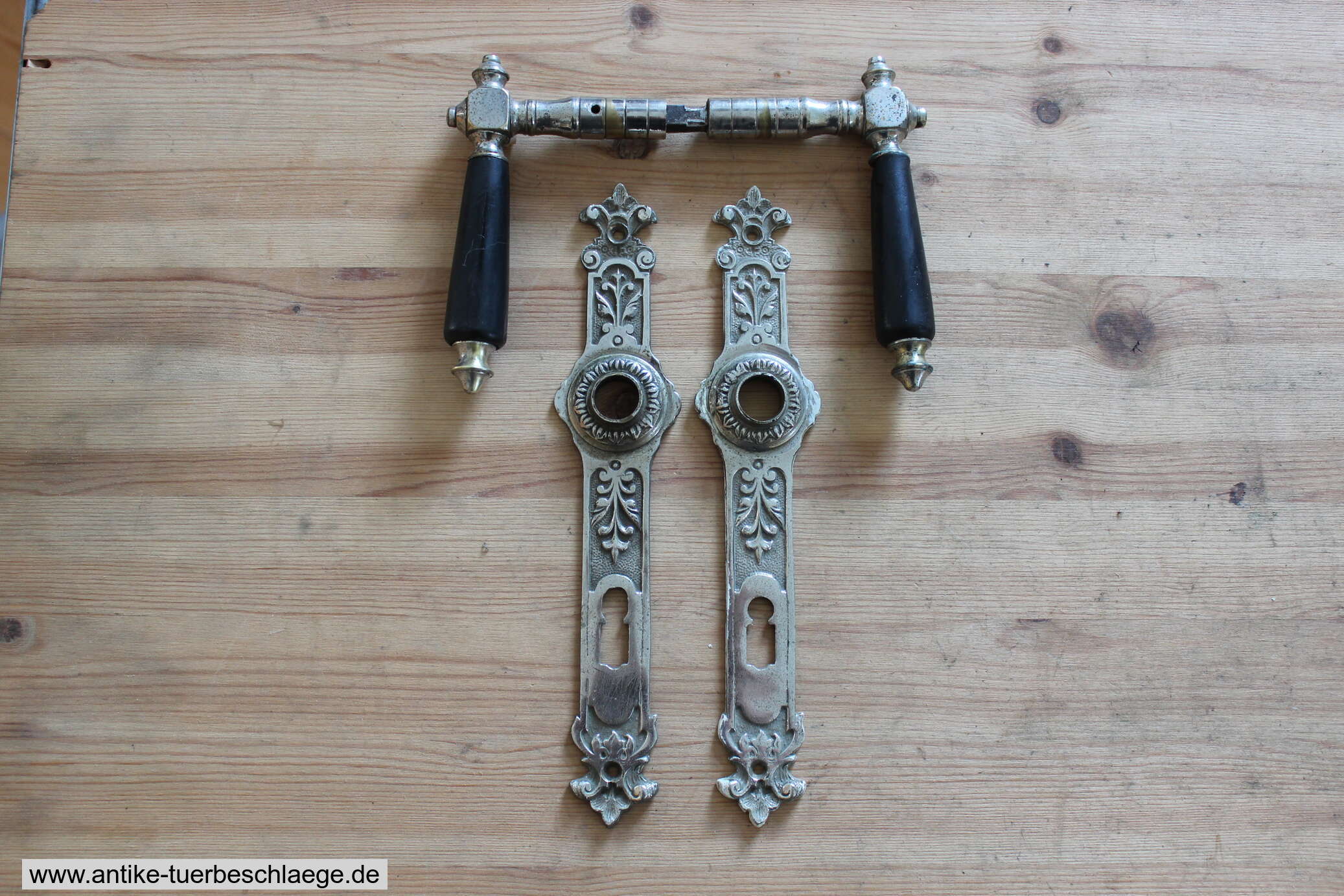 Türdrücker nickel um 1900 #1 – Ansicht 1