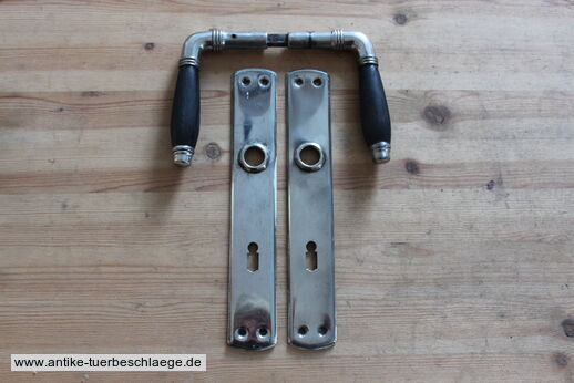 Türdrücker Jugendstil/Bauaus um 1920 (nickel) #1