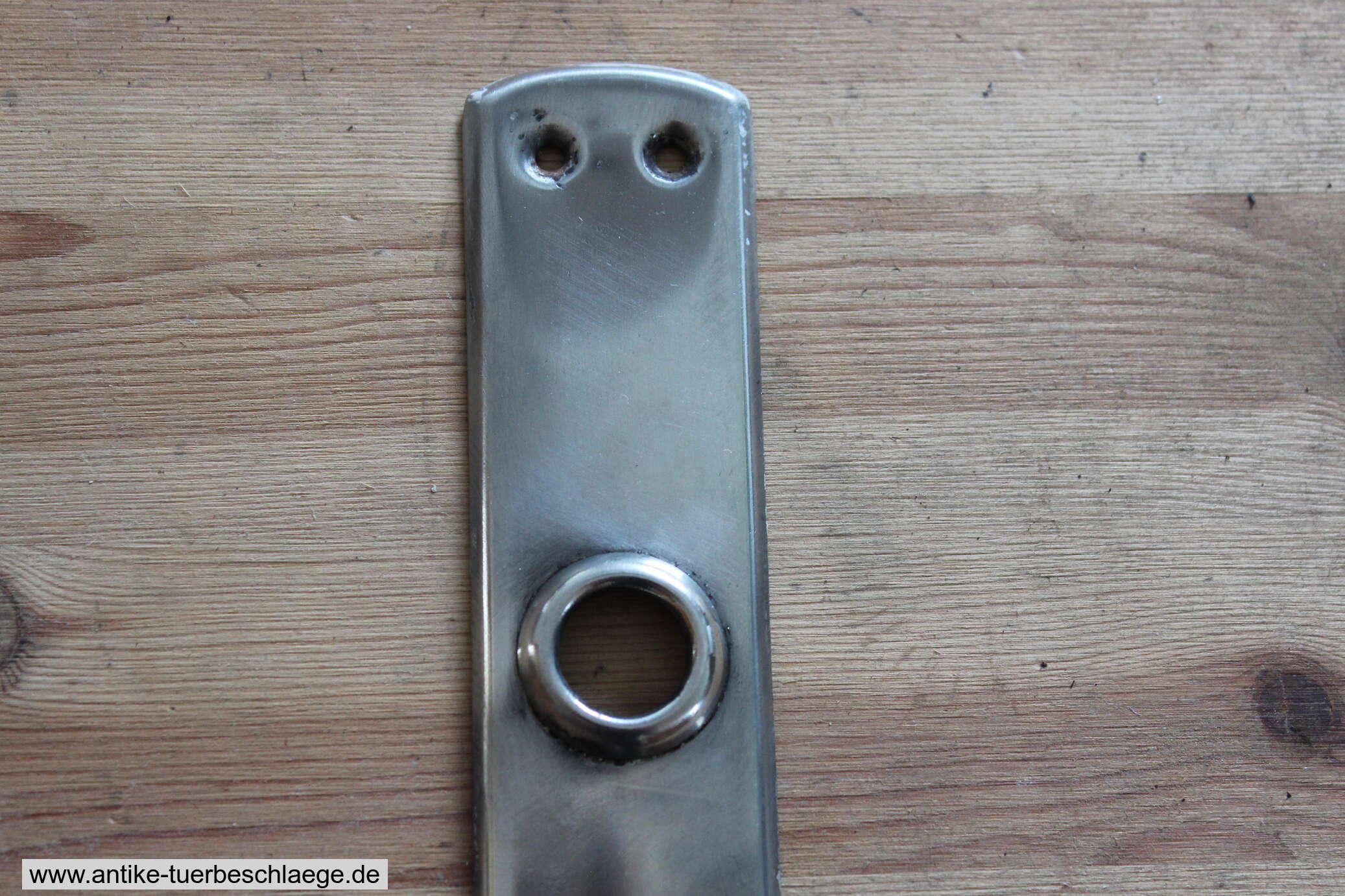 Türdrücker Jugendstil/Bauaus um 1920 (nickel) #1 – Ansicht 2