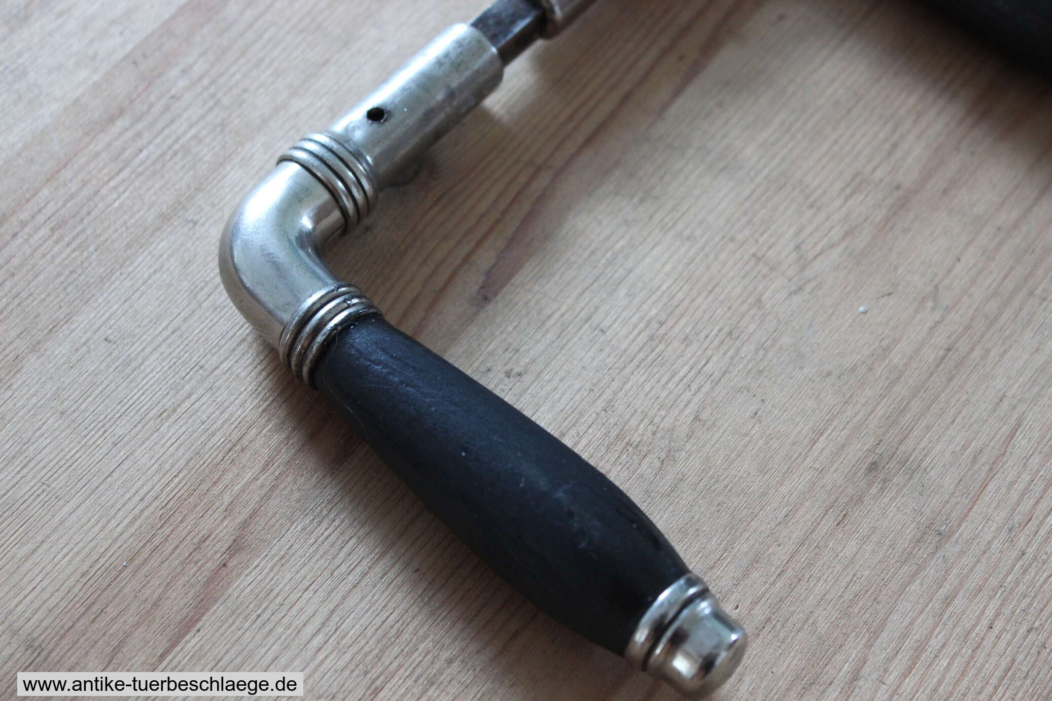 Türdrücker Jugendstil/Bauaus um 1920 (nickel) #1 – Ansicht 5