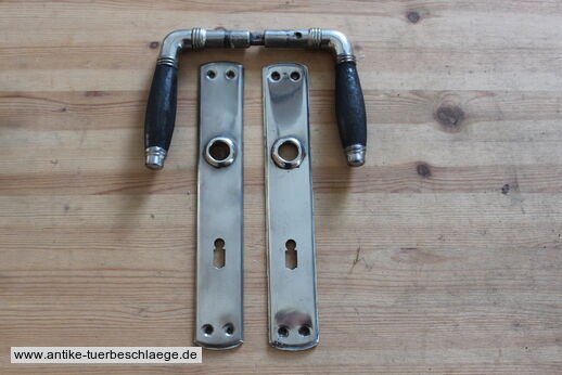 Türdrücker Jugendstil/Bauaus um 1920 (nickel) #2