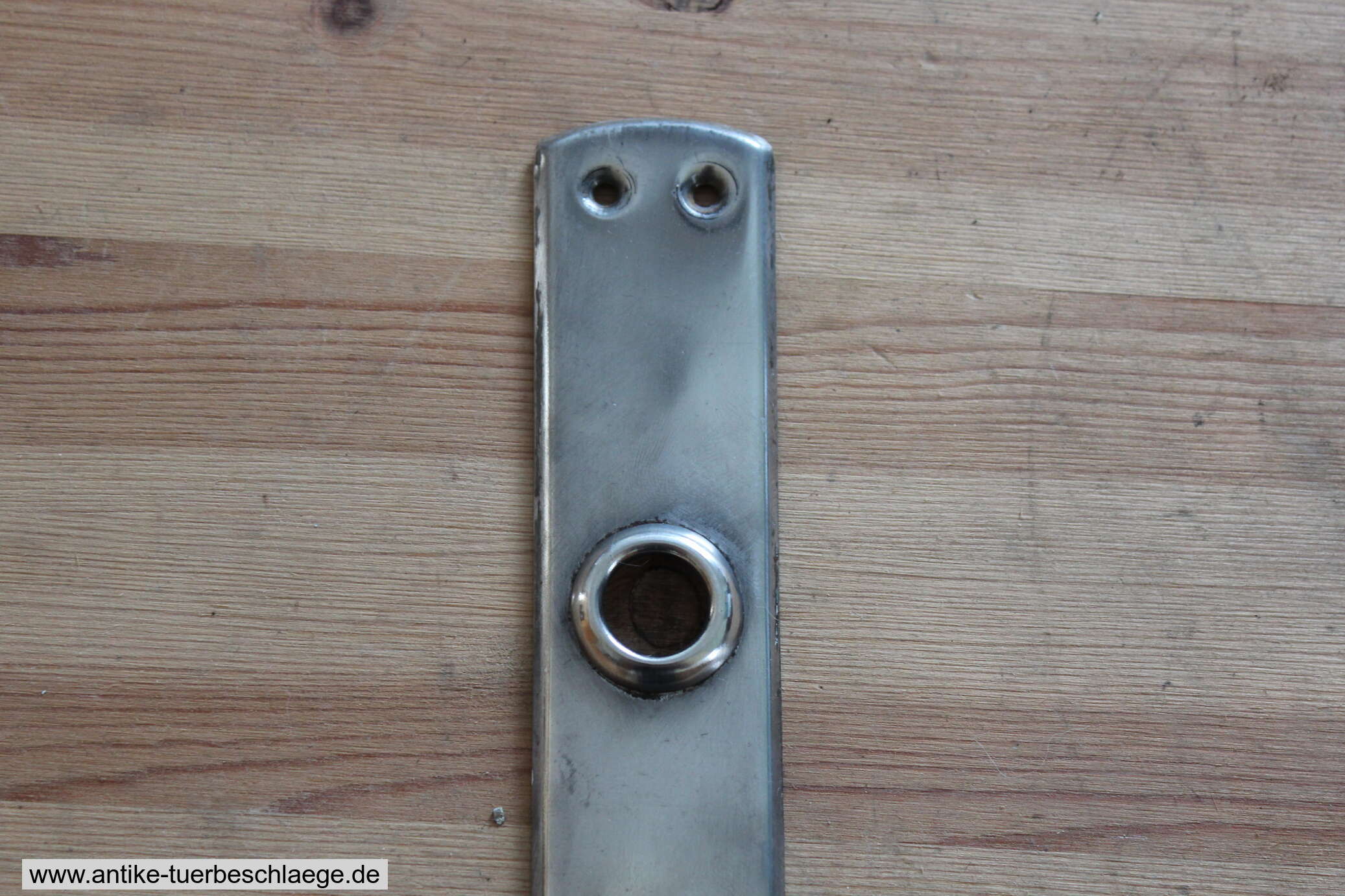 Türdrücker Jugendstil/Bauaus um 1920 (nickel) #2 – Ansicht 2