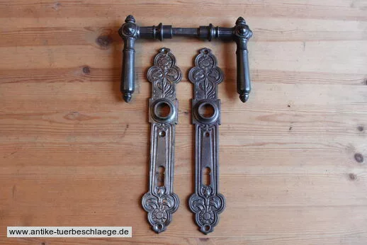 Antiker Türdrücker Jugendstil Sonnenblume #3