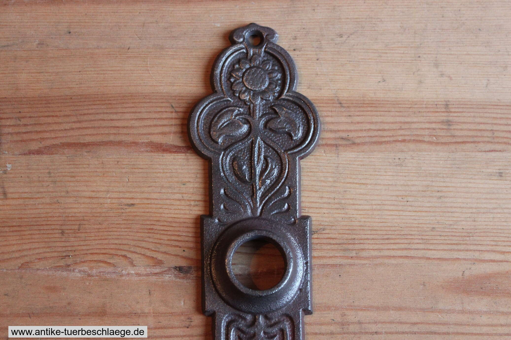 Antiker Türdrücker Jugendstil Sonnenblume #3 – Ansicht 2