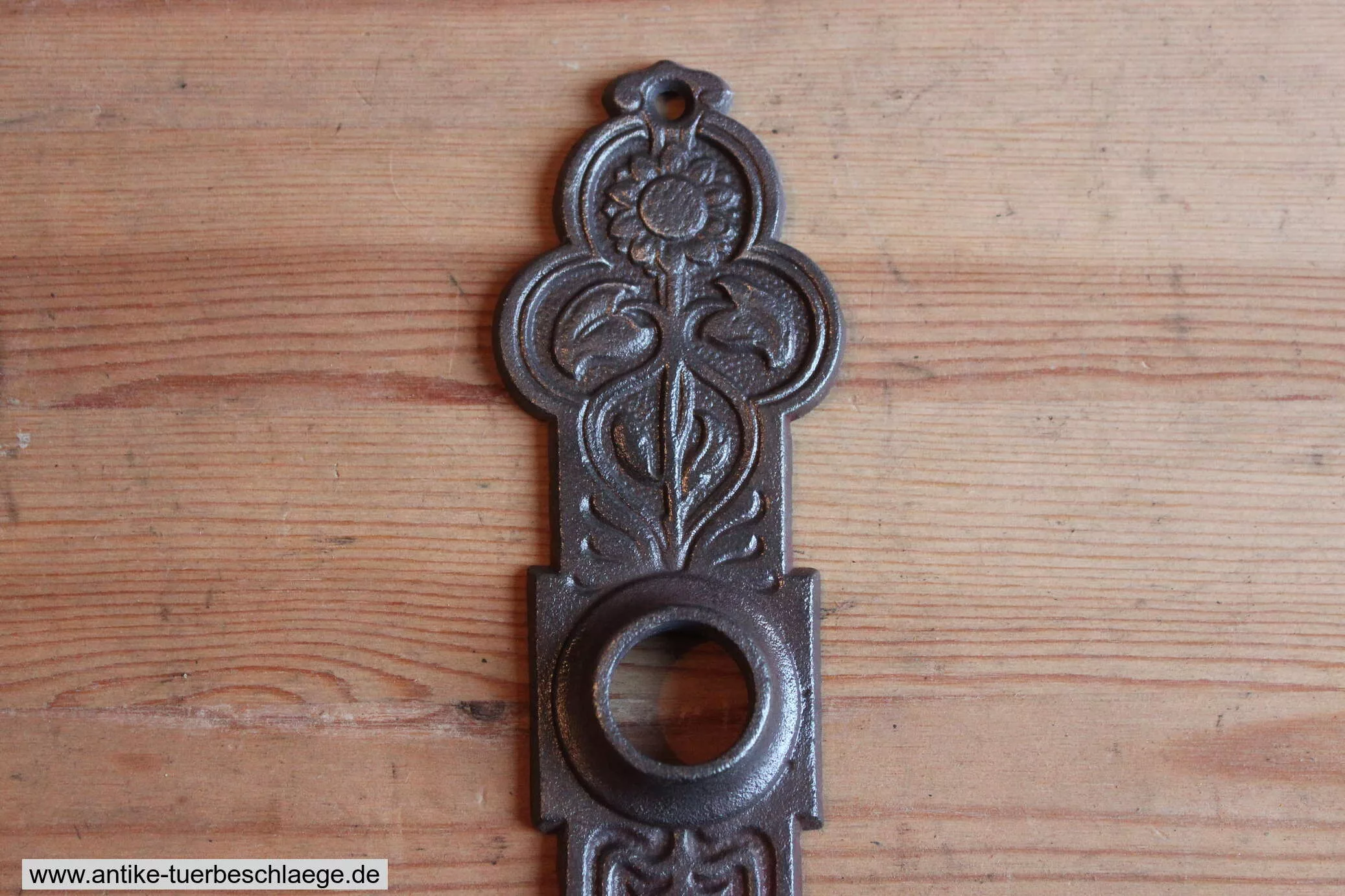 Antiker Türdrücker Jugendstil Sonnenblume #3 – Ansicht 2