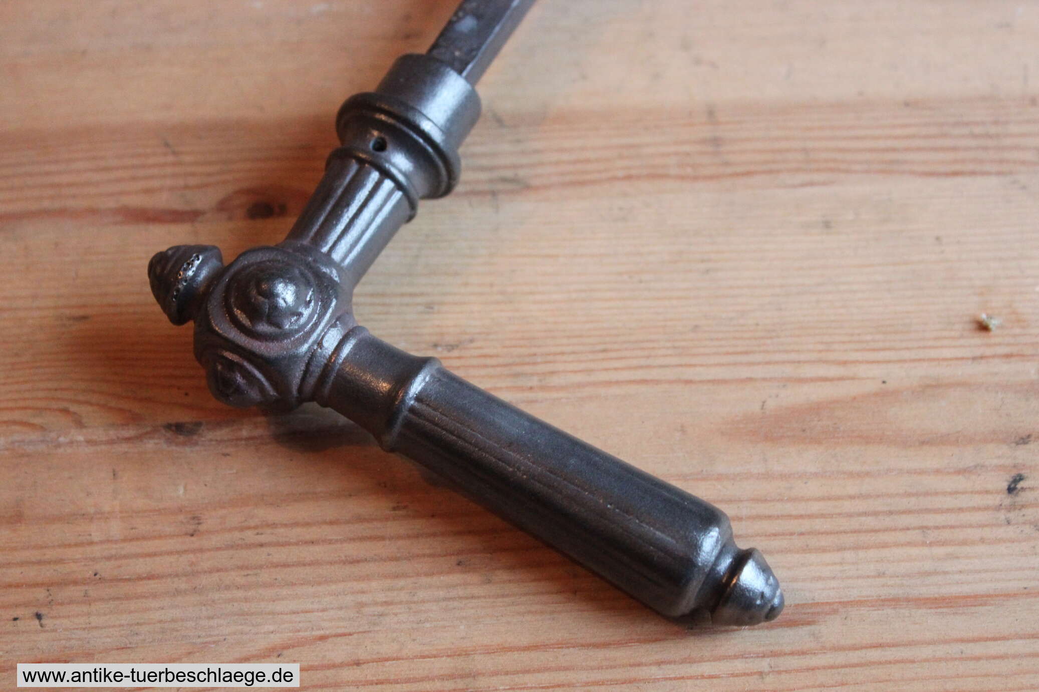 Antiker Türdrücker Jugendstil Sonnenblume #3 – Ansicht 5