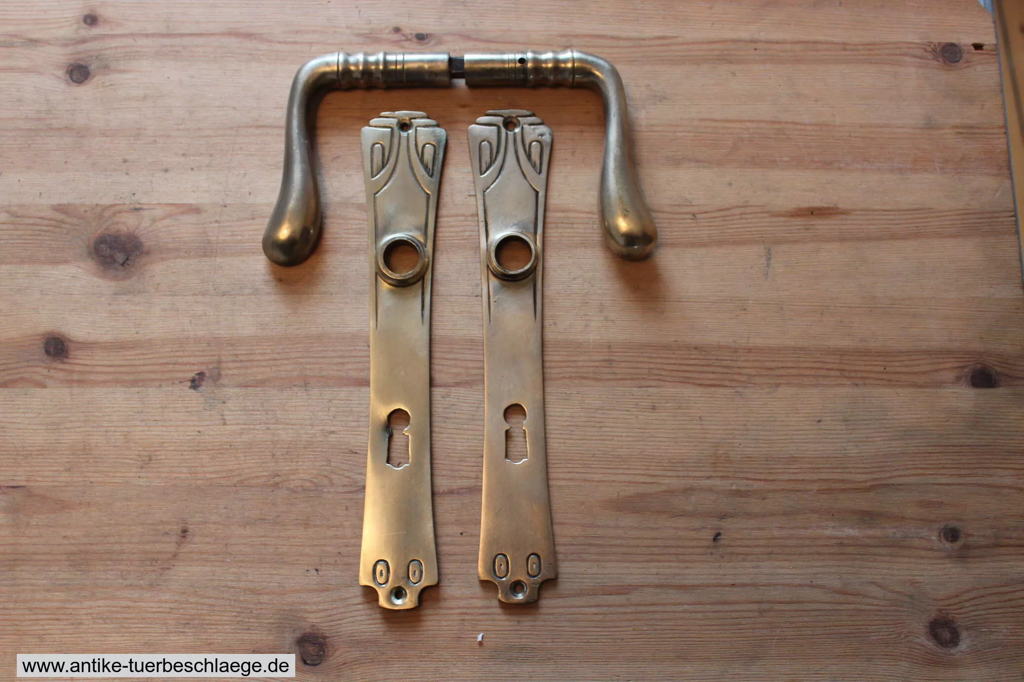 Antiker Türdrücker Jugendstil 1910 – Ansicht 1