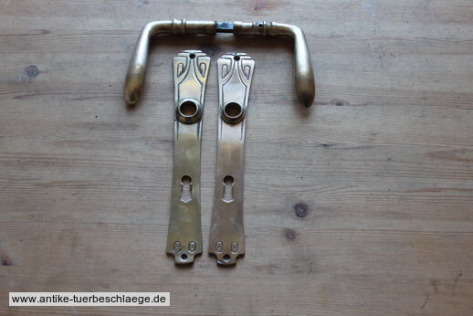 Geometrischer Jugendstil Türdrücker 1915