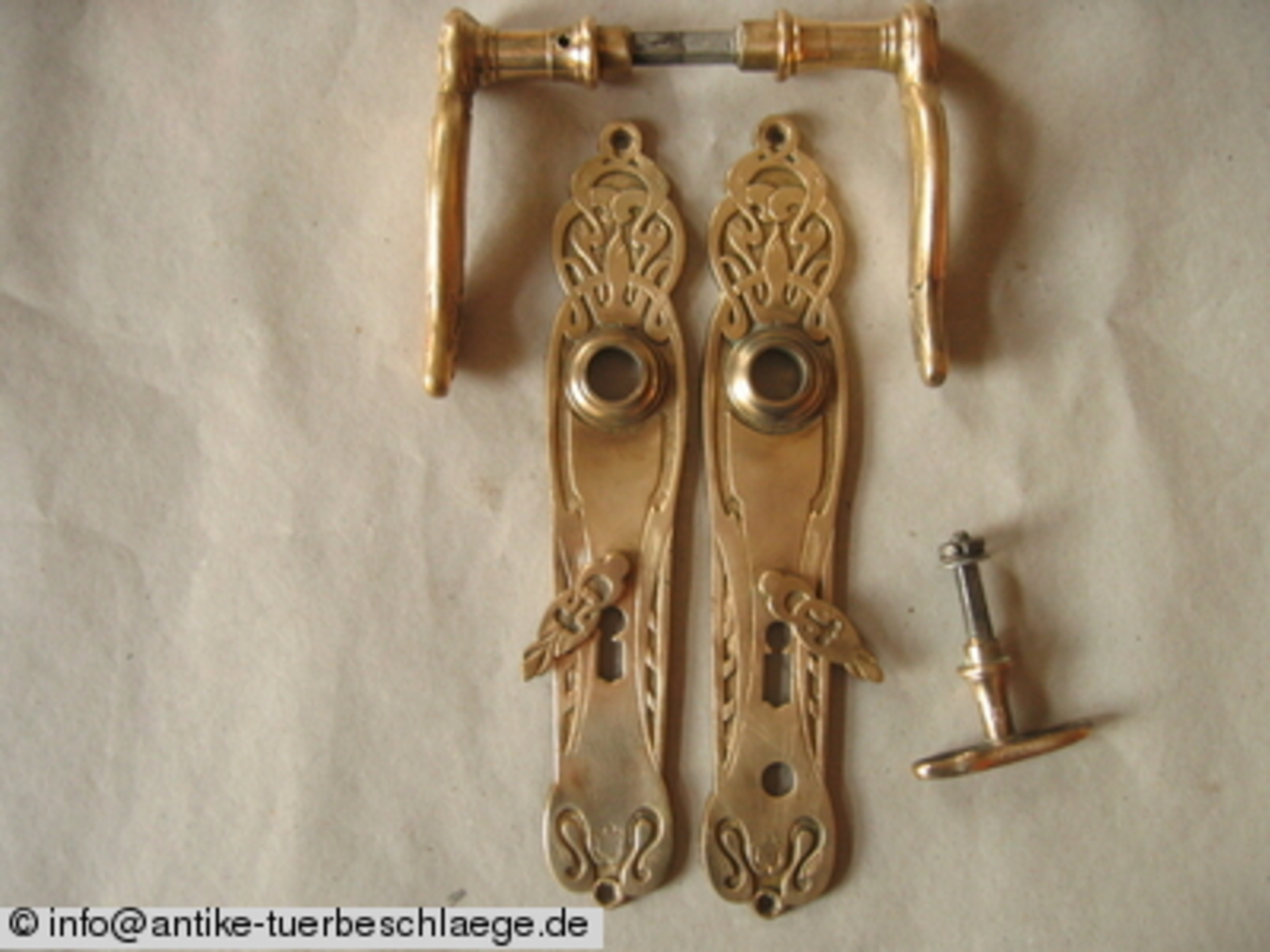 Jugendstil Türbeschlag original antik – Ansicht 1
