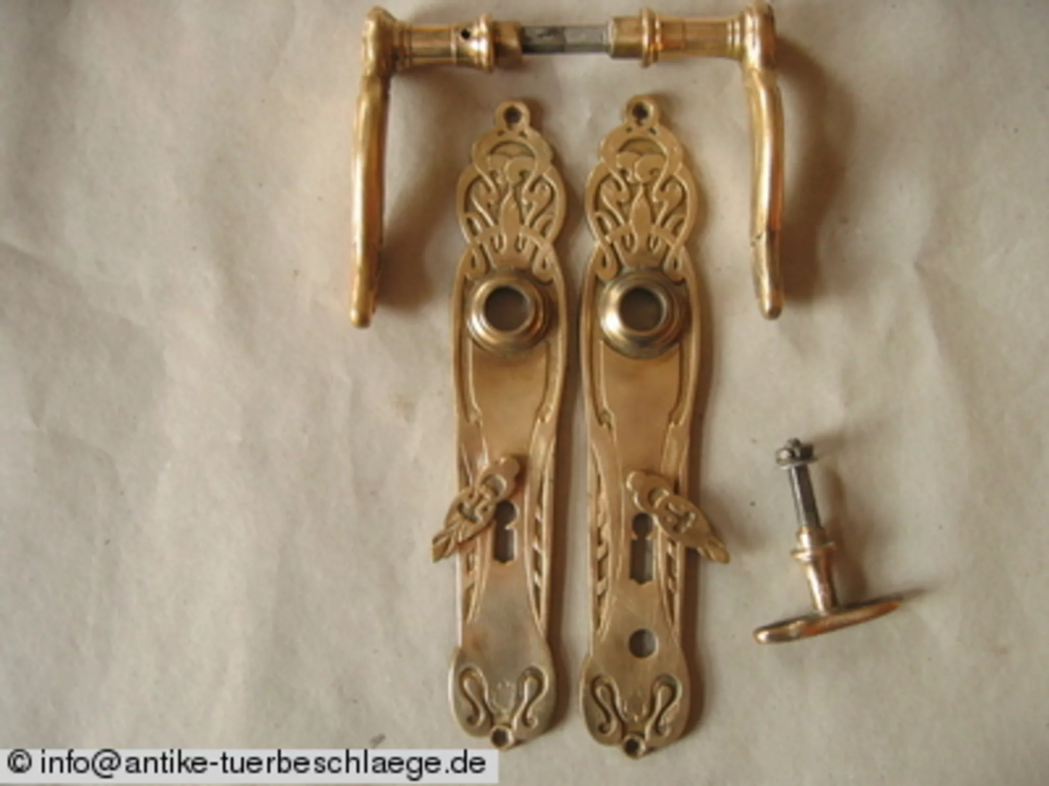 Jugendstil Türbeschlag original antik – Ansicht 1