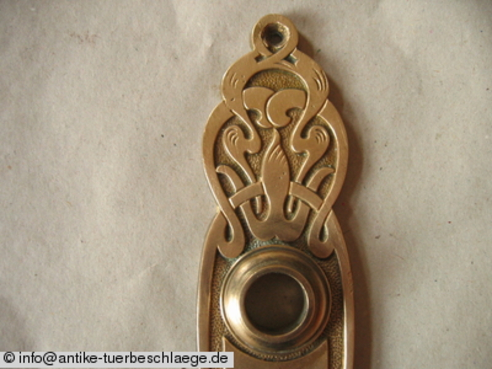 Jugendstil Türbeschlag original antik – Ansicht 2