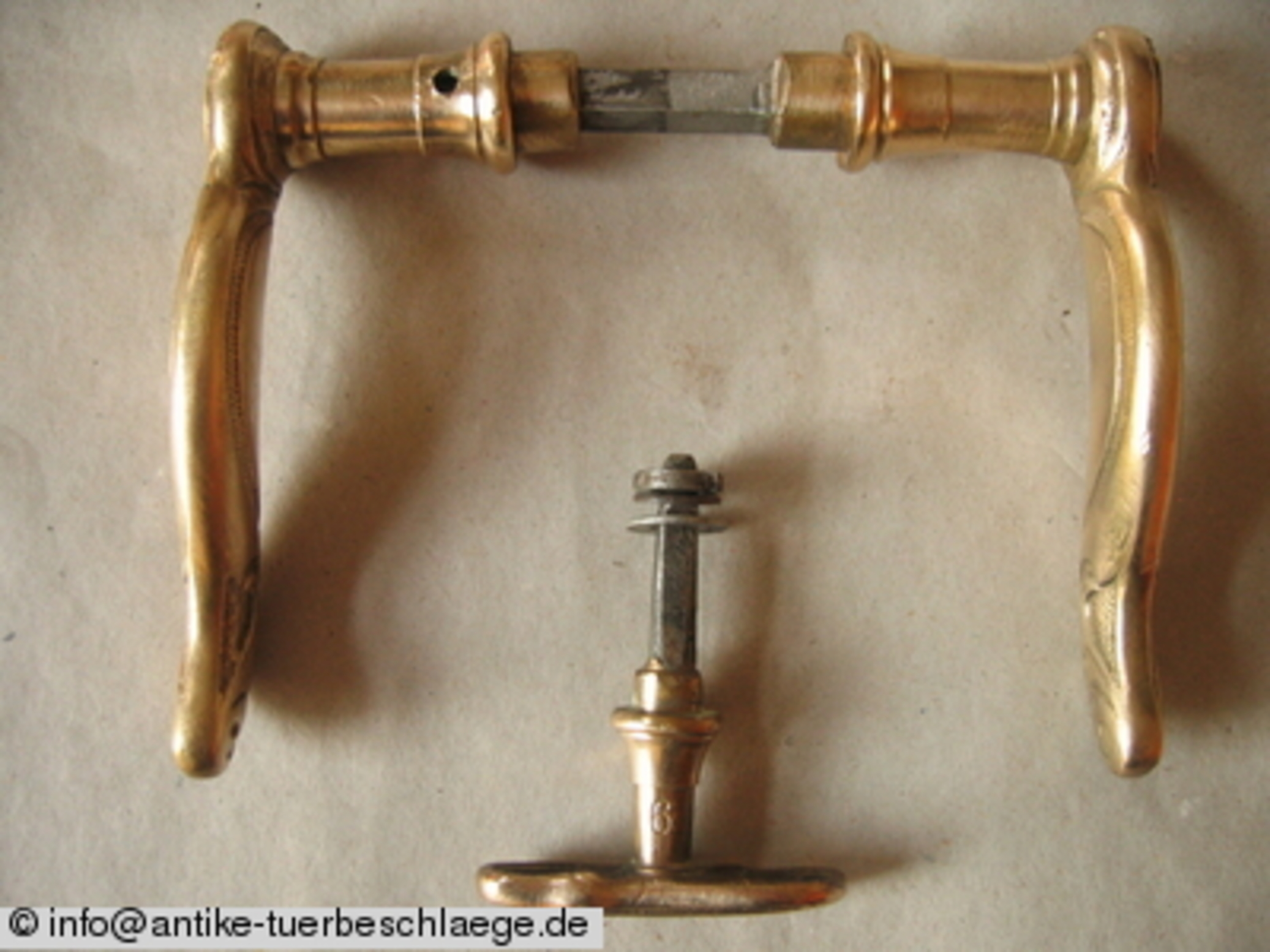 Jugendstil Türbeschlag original antik – Ansicht 4