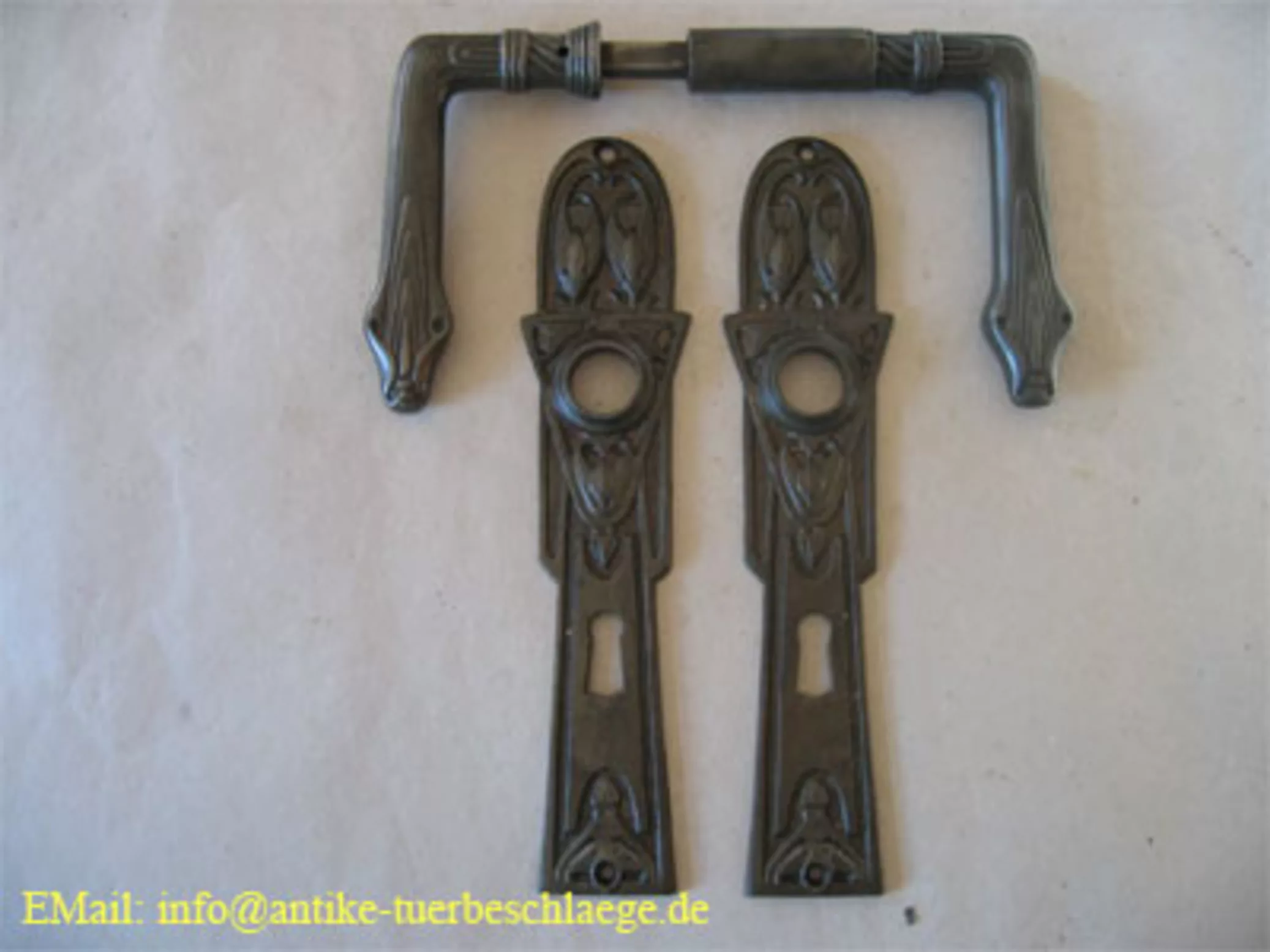 Jugendstil Türbeschlag original antik – Ansicht 2