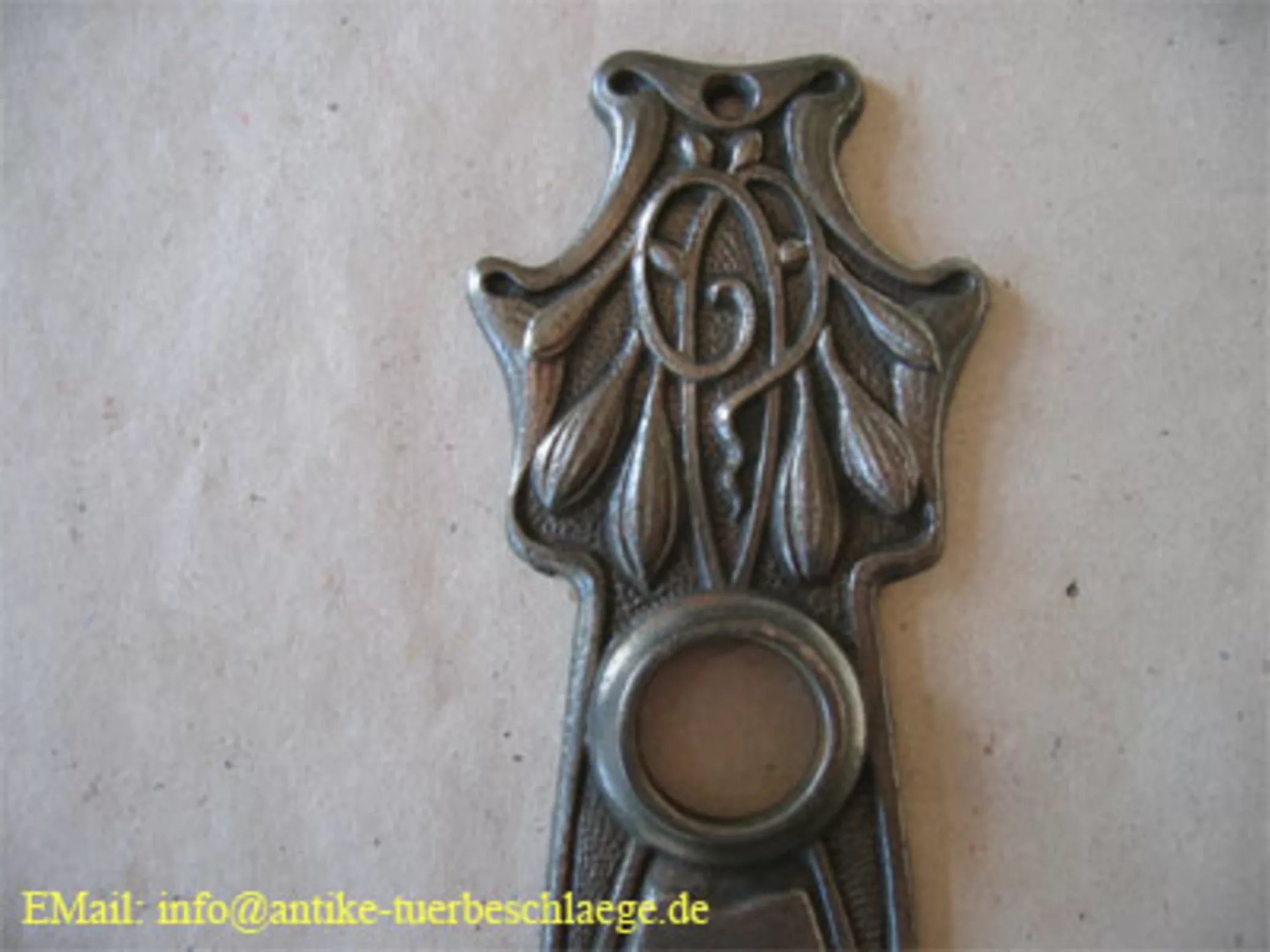 Jugendstil Türbeschlag original antik – Ansicht 1