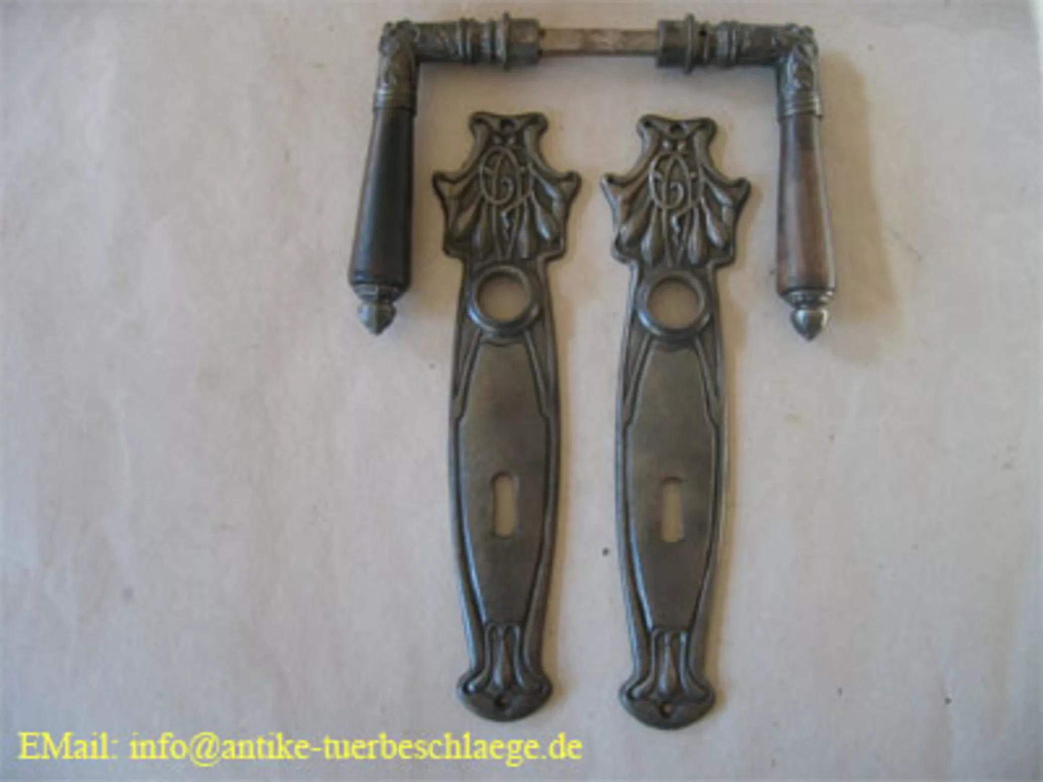 Jugendstil Türbeschlag original antik – Ansicht 2