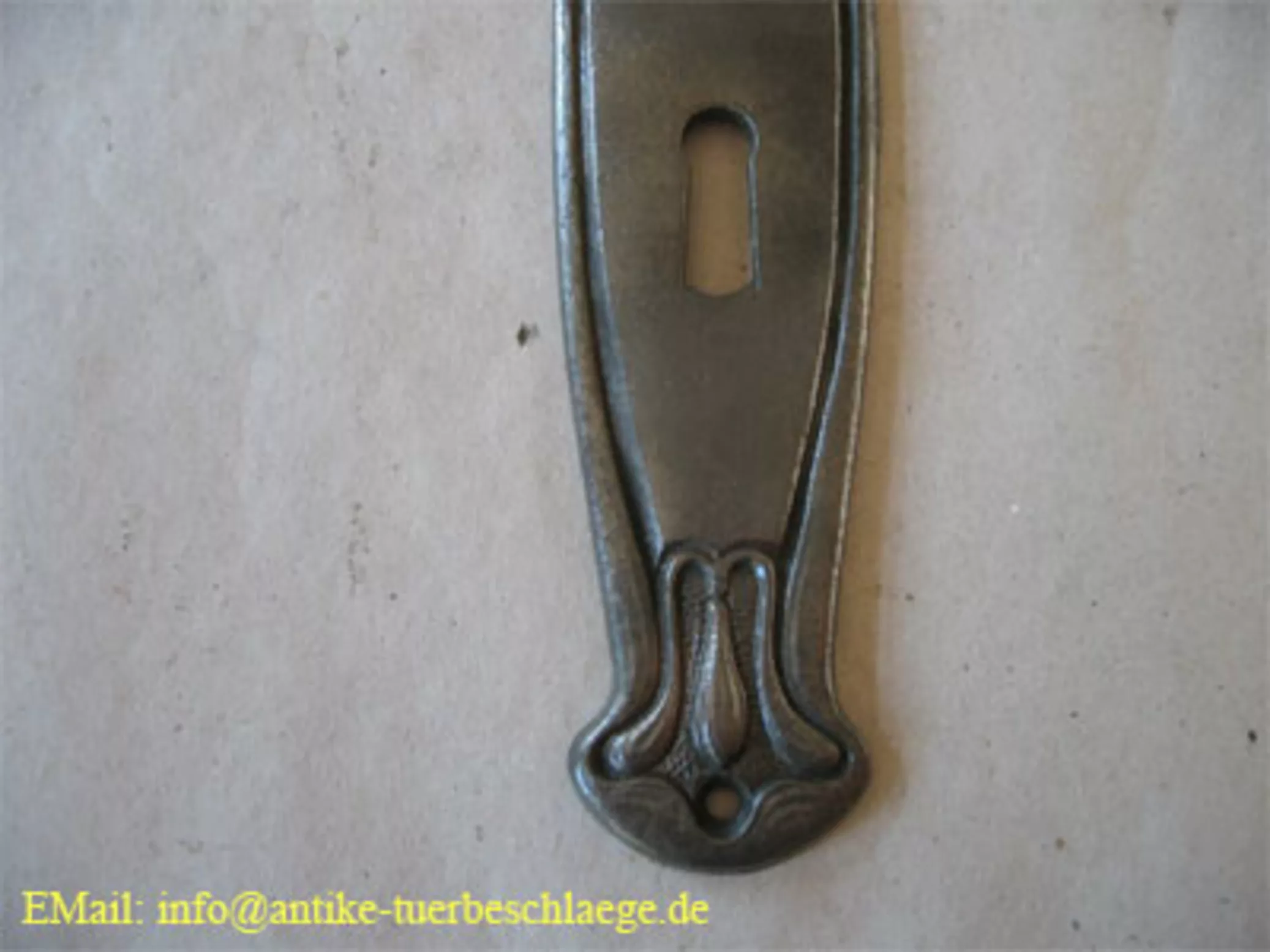 Jugendstil Türbeschlag original antik – Ansicht 3