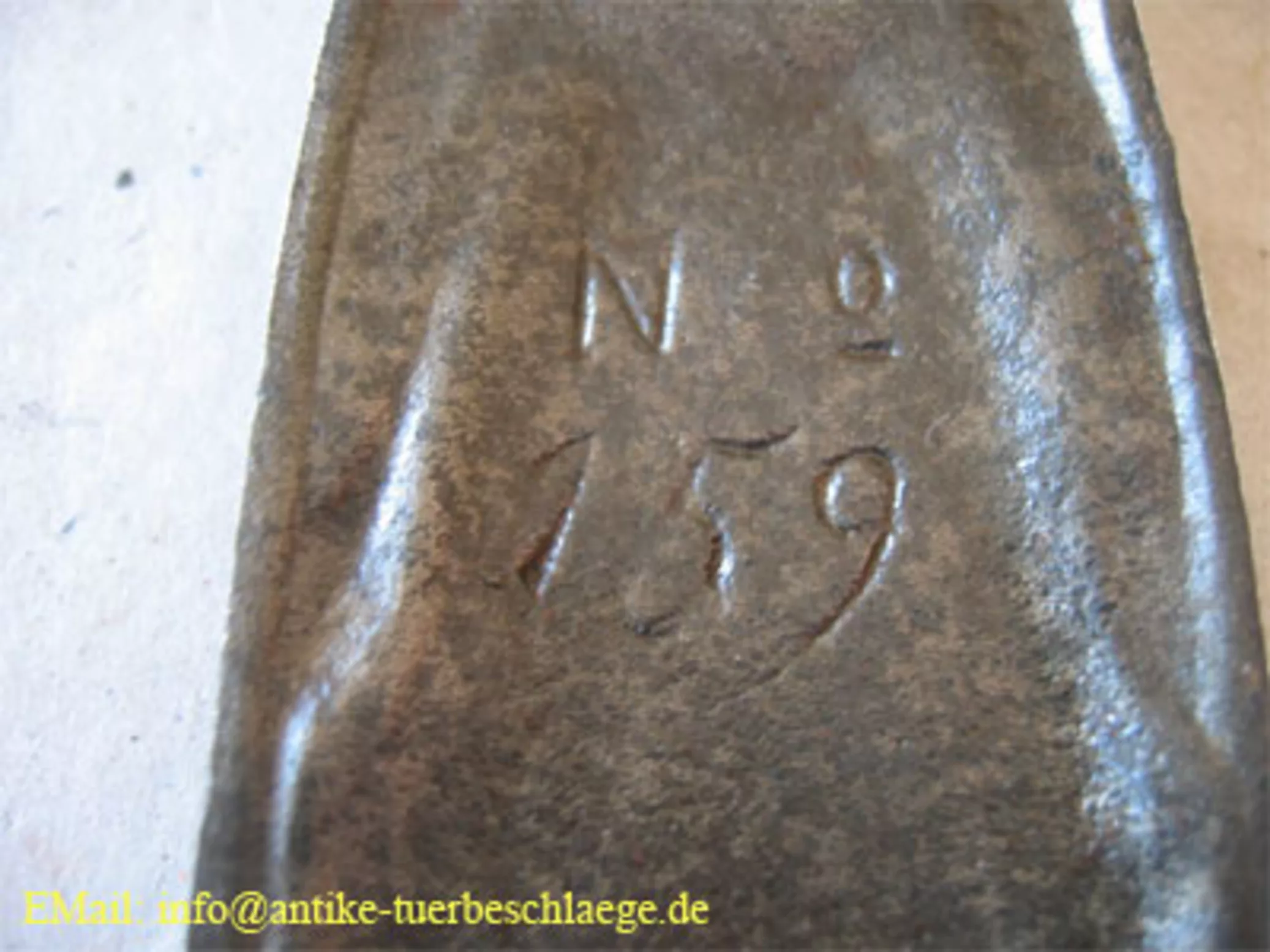 Jugendstil Türbeschlag original antik – Ansicht 4