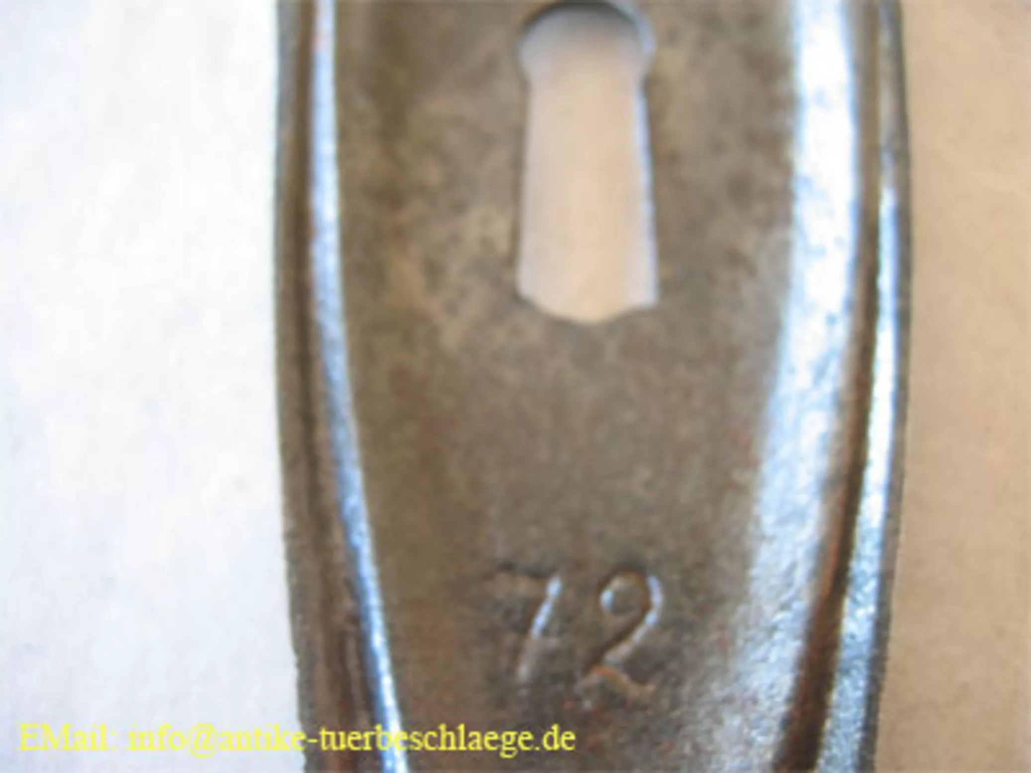 Jugendstil Türbeschlag original antik – Ansicht 5