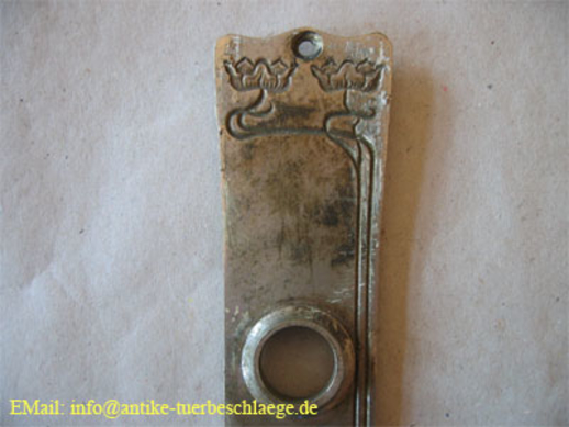 Unsere erster, antike Türdrückergarnitur