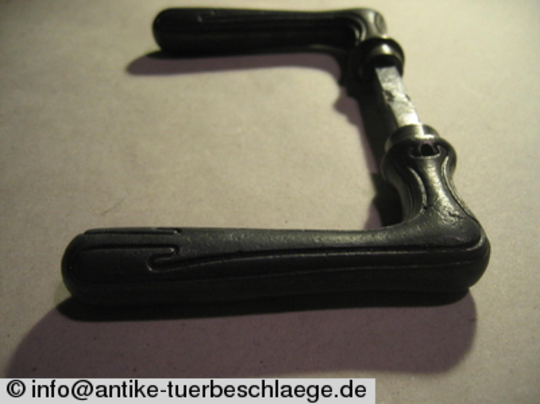 Jugendstil Türgriffrosetten mit schlichtem Jugendstilgriff – Ansicht 5