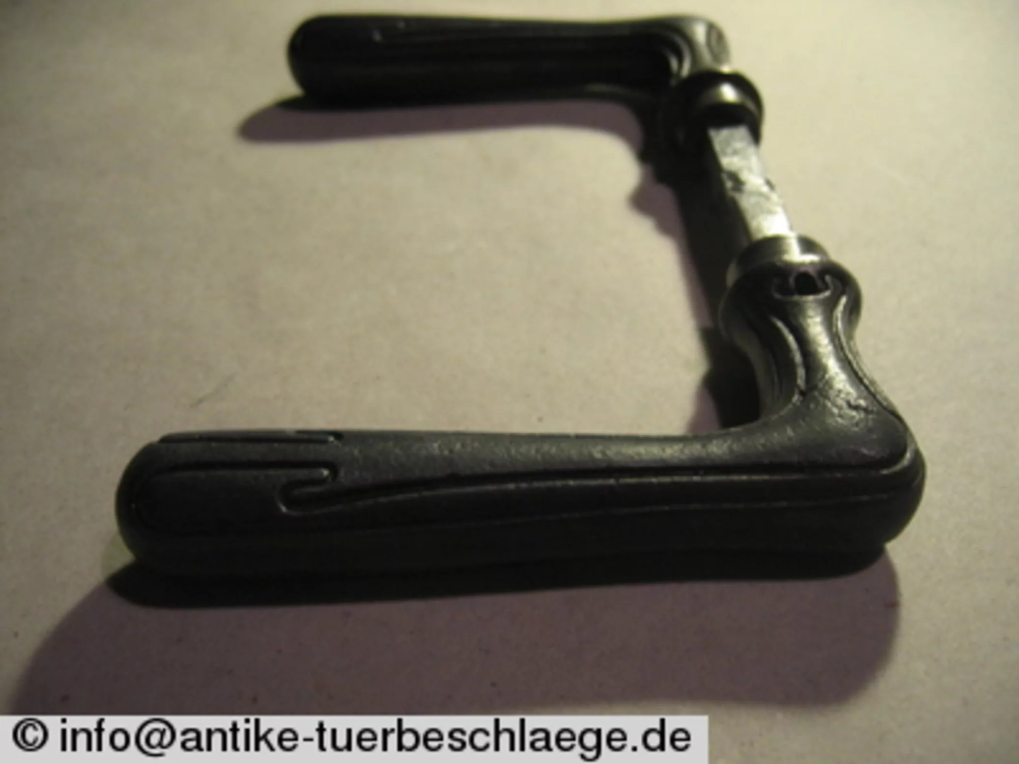 Jugendstil Türgriffrosetten mit schlichtem Jugendstilgriff – Ansicht 5