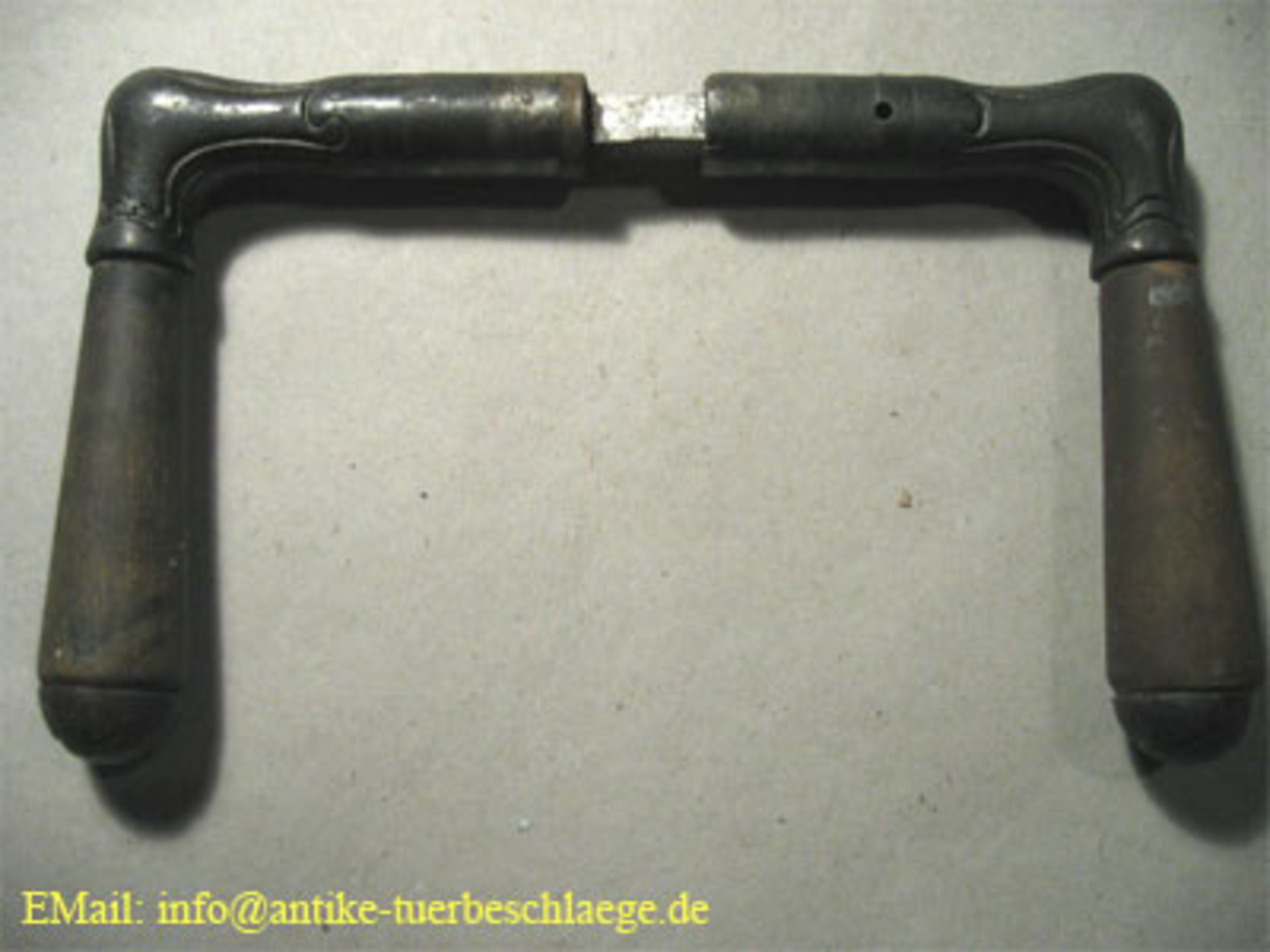 Antiler, floraler Jugendstil Türgriff (~1920) – Ansicht 5